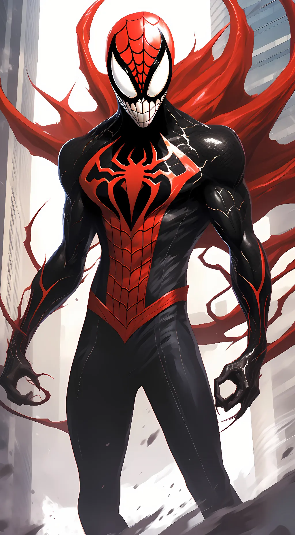 ai character: slice and max background