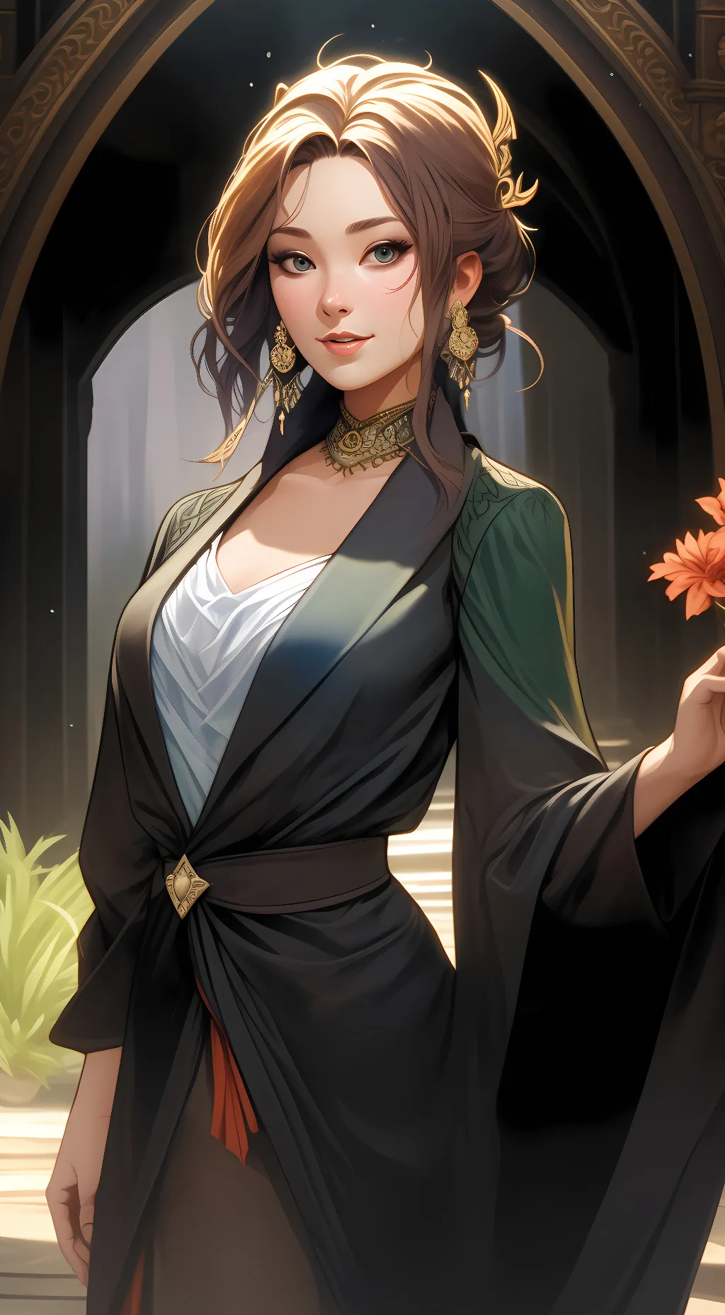 ai character: Ammanda  background