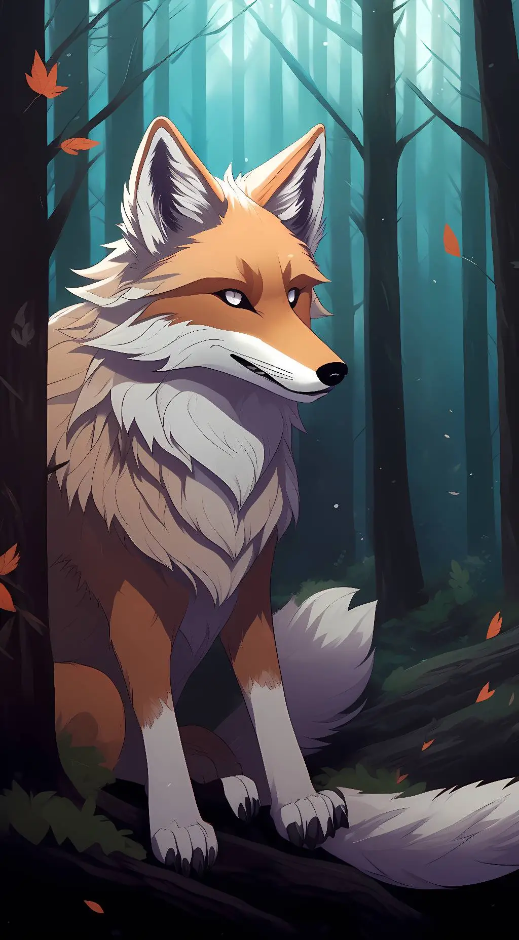 ai character: Foxy background