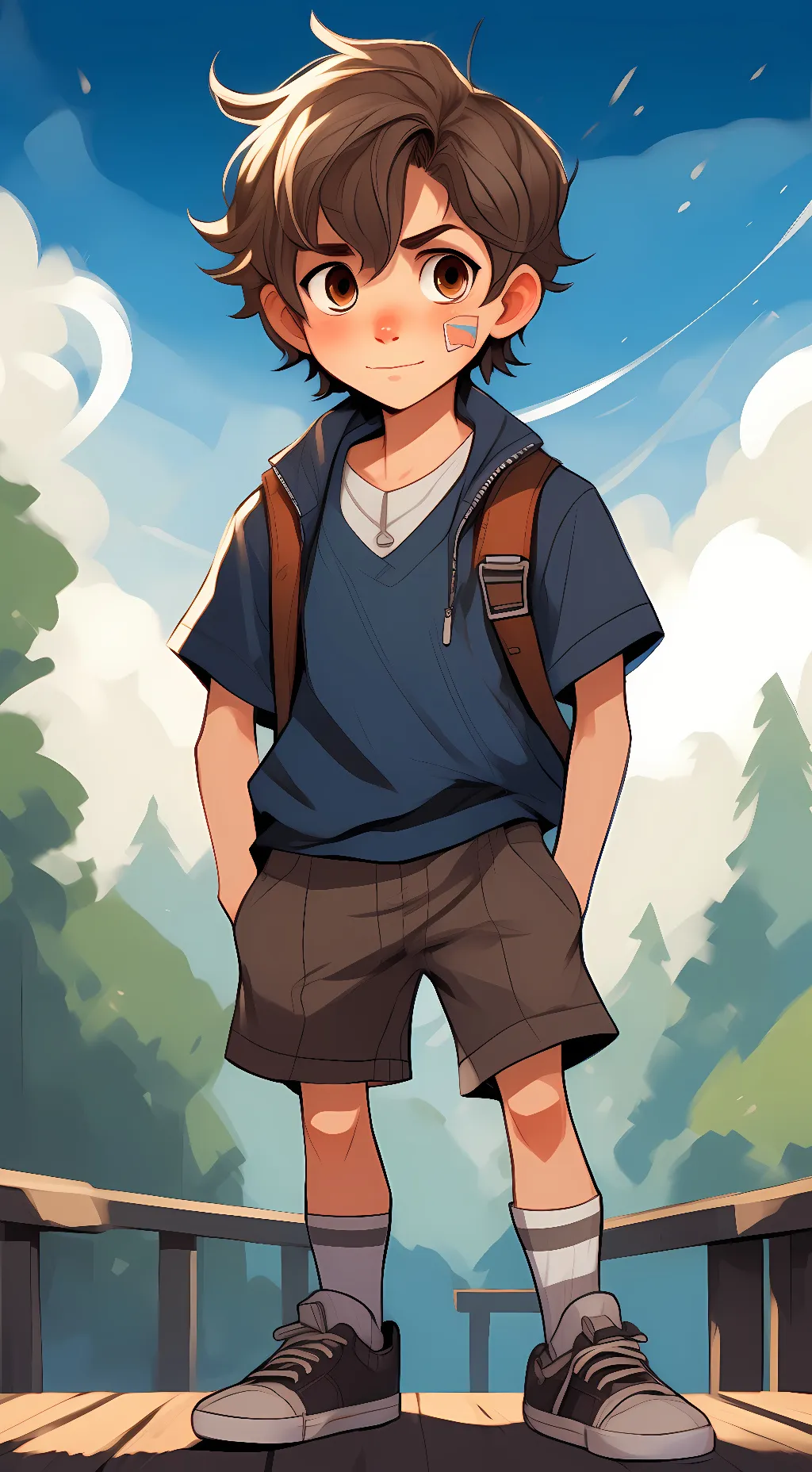 ai character: Gregory  background