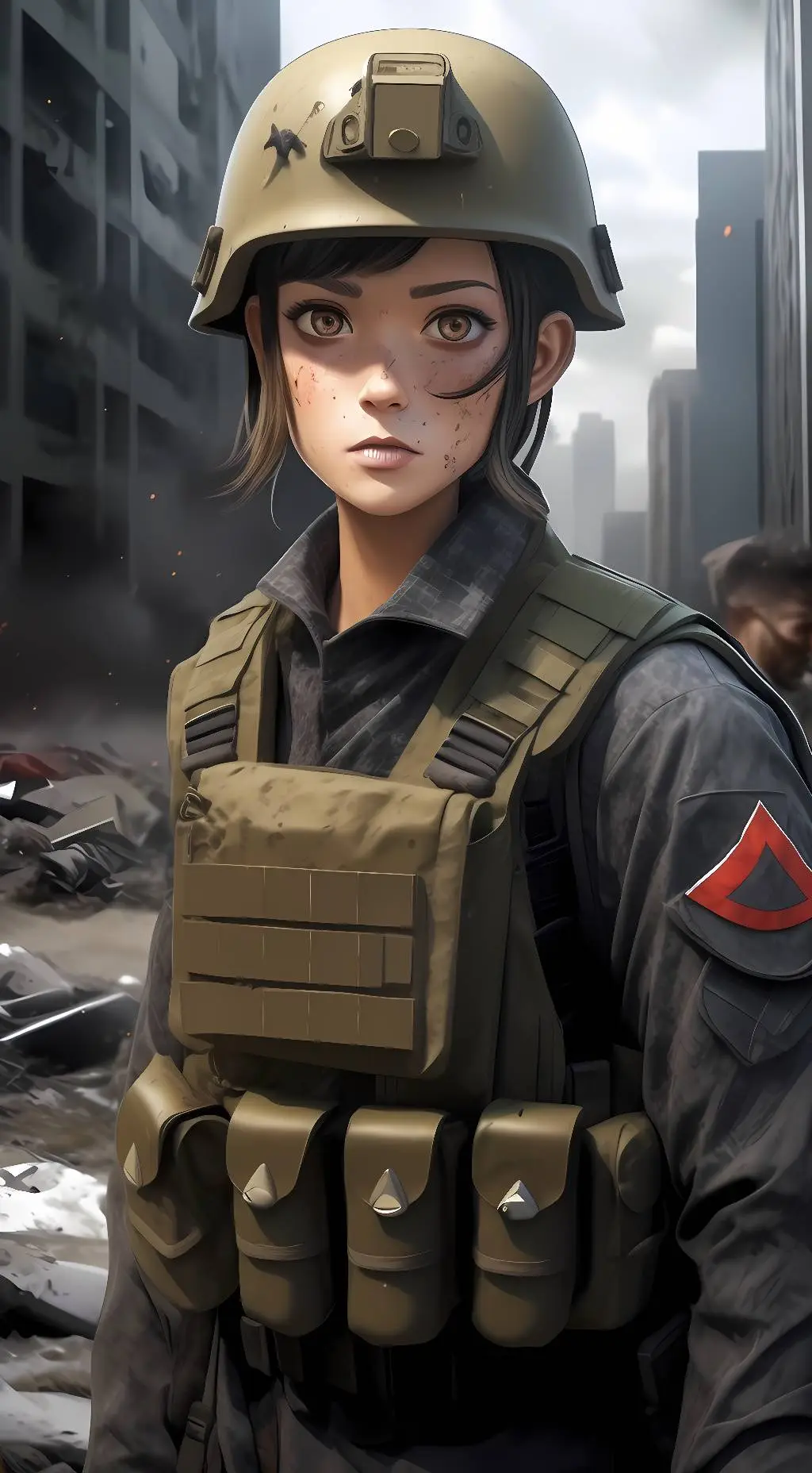 ai character: sarah background