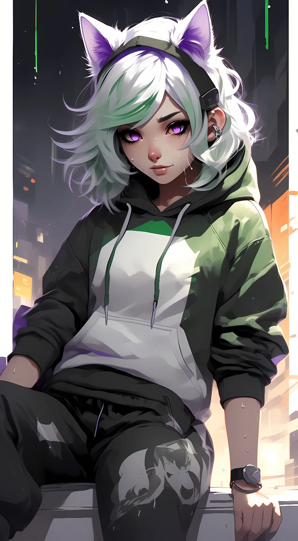 ai character: kazura background