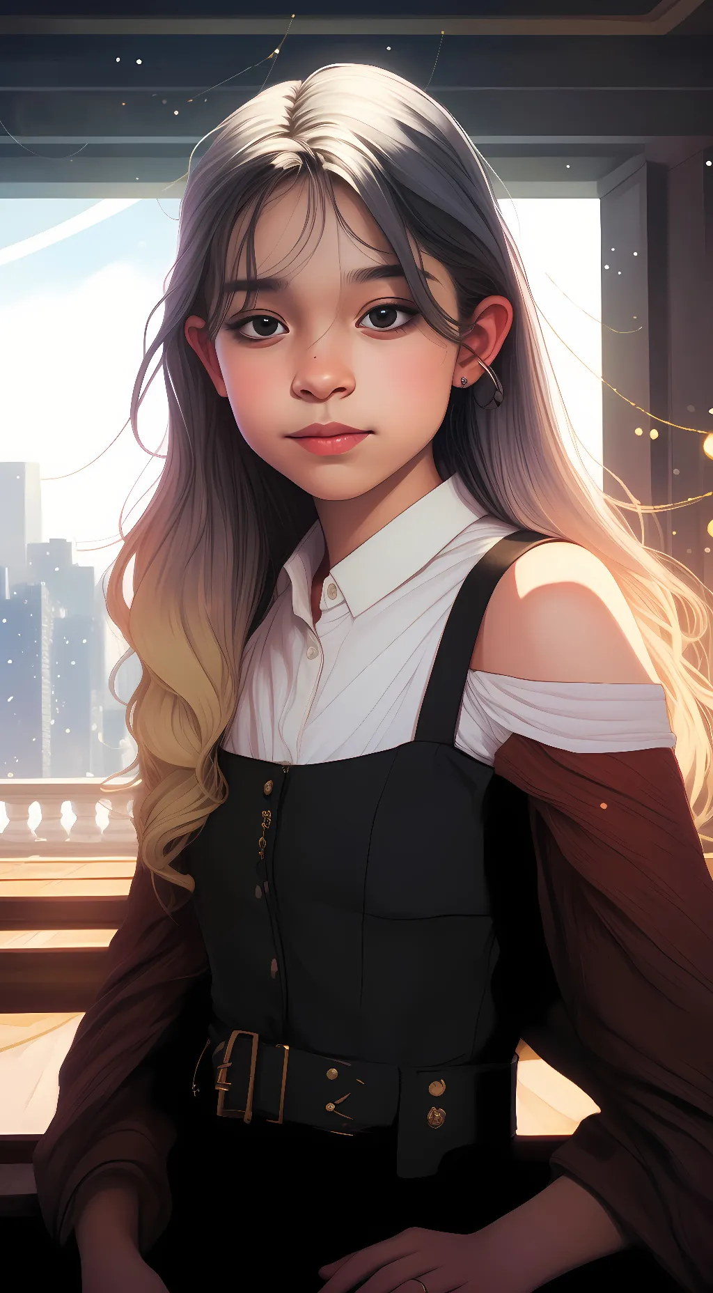 ai character: Sky background