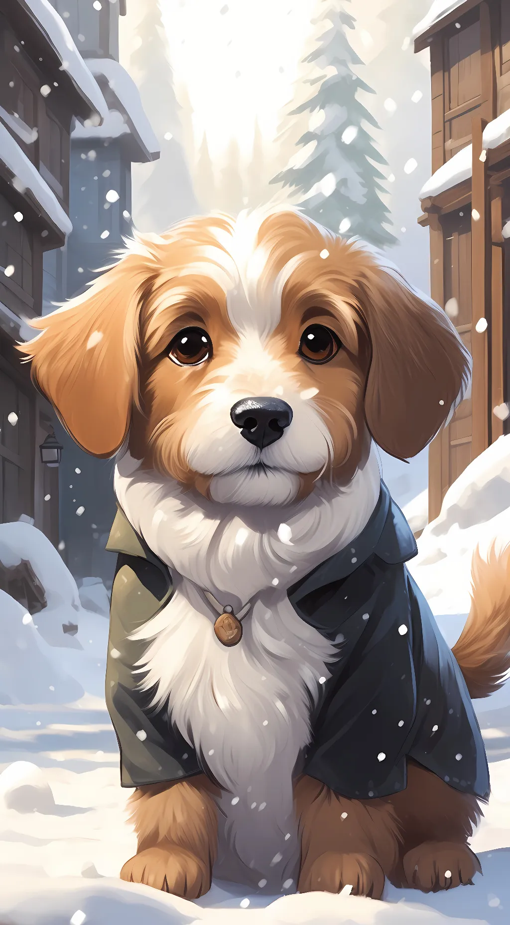 ai character: putles😍 background