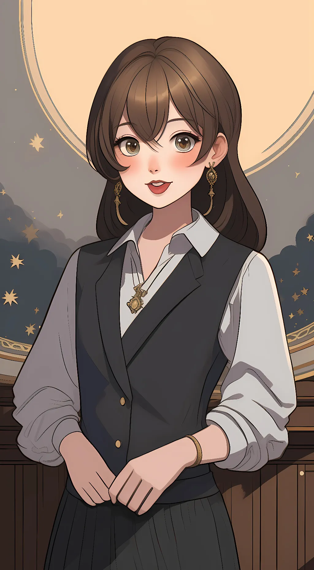 ai character: Malina background