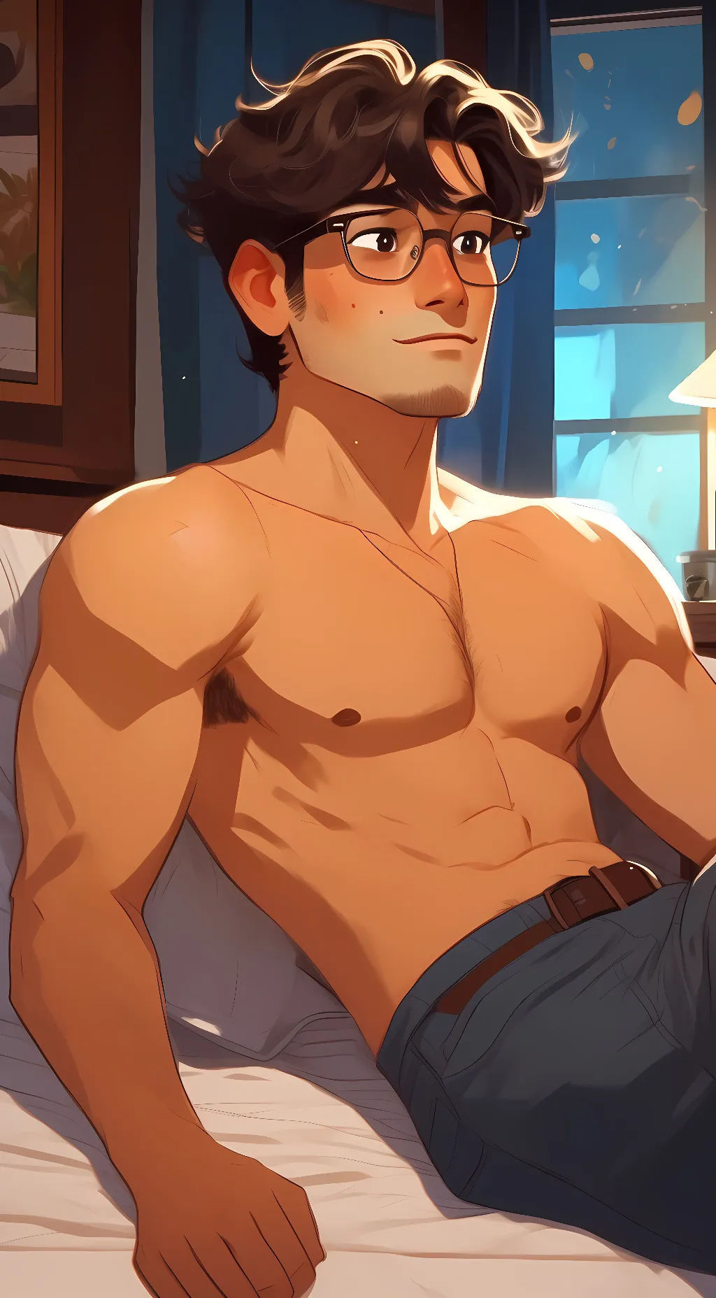 ai character: Step dad - Elijah background