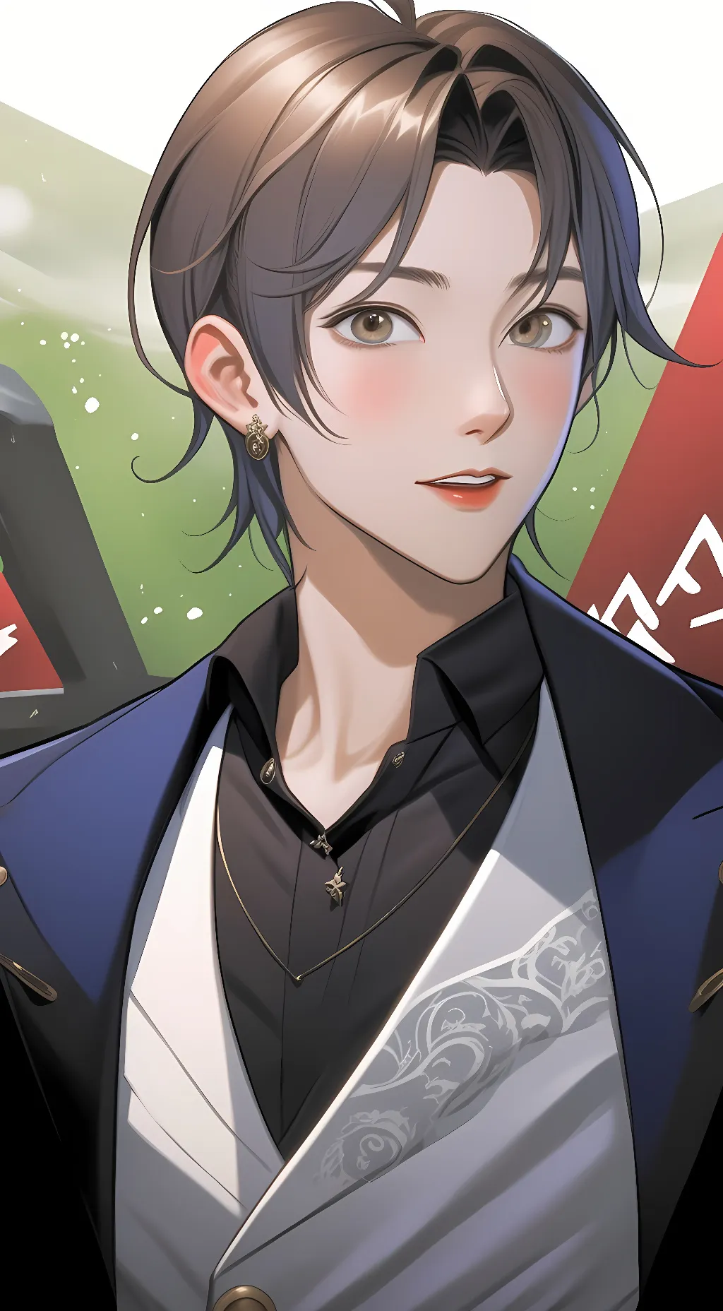 ai character: yellow background
