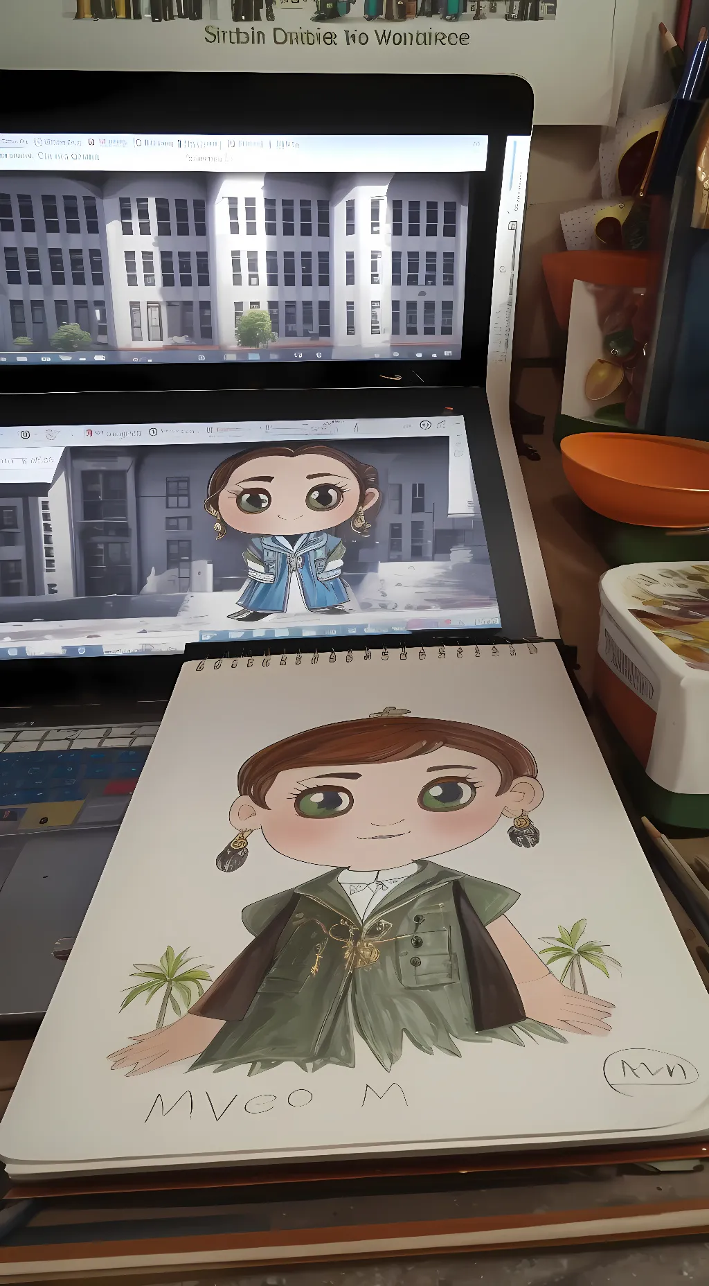 ai character: Kevin Mike  background