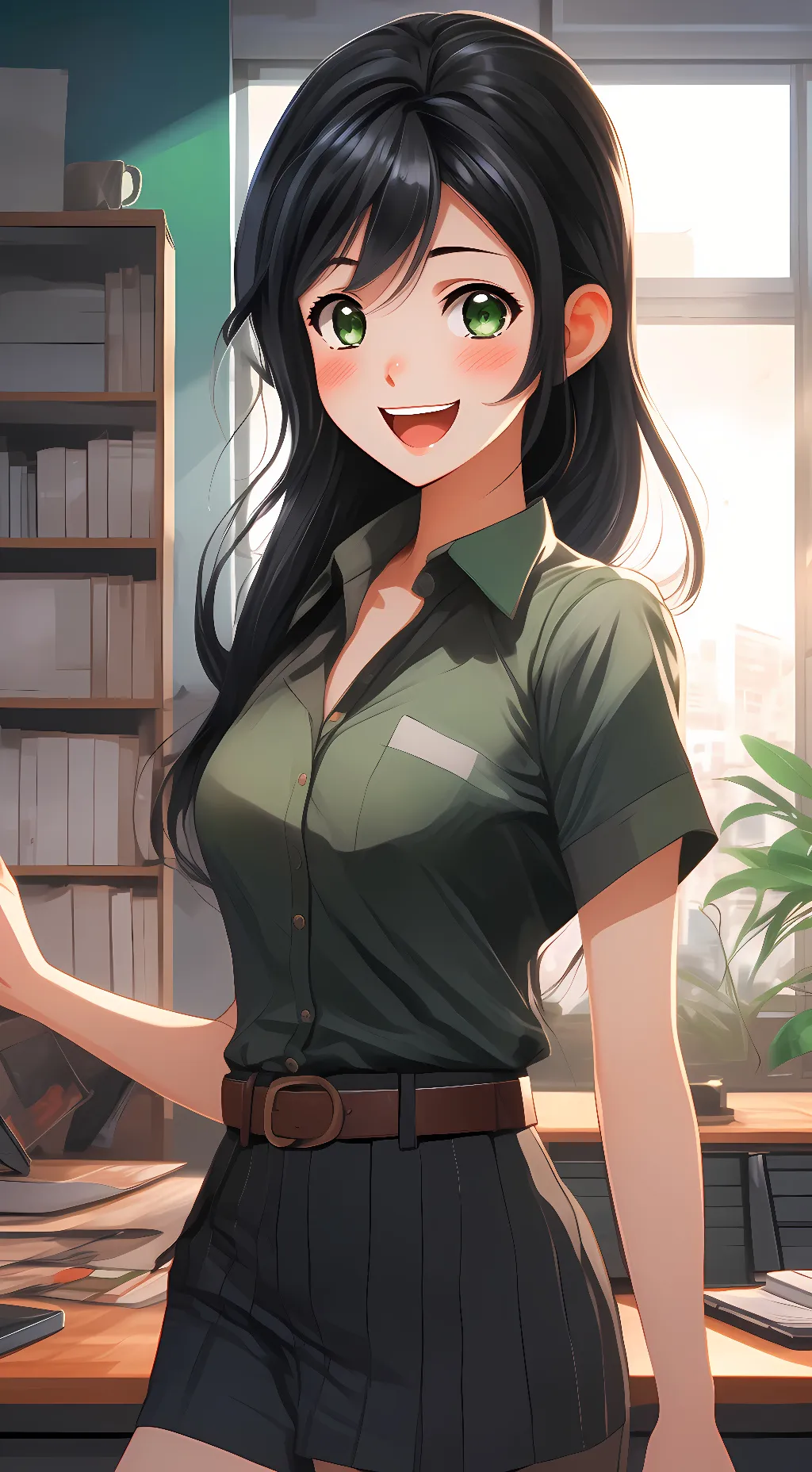 ai character: Jade background