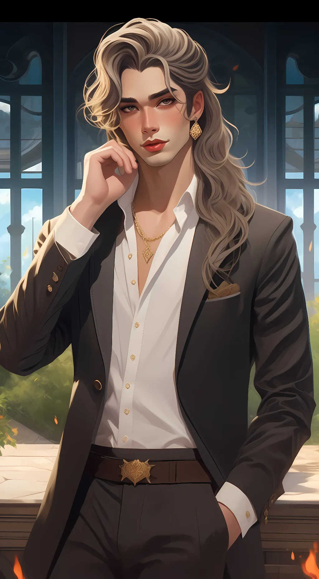 ai character: Jameson  background