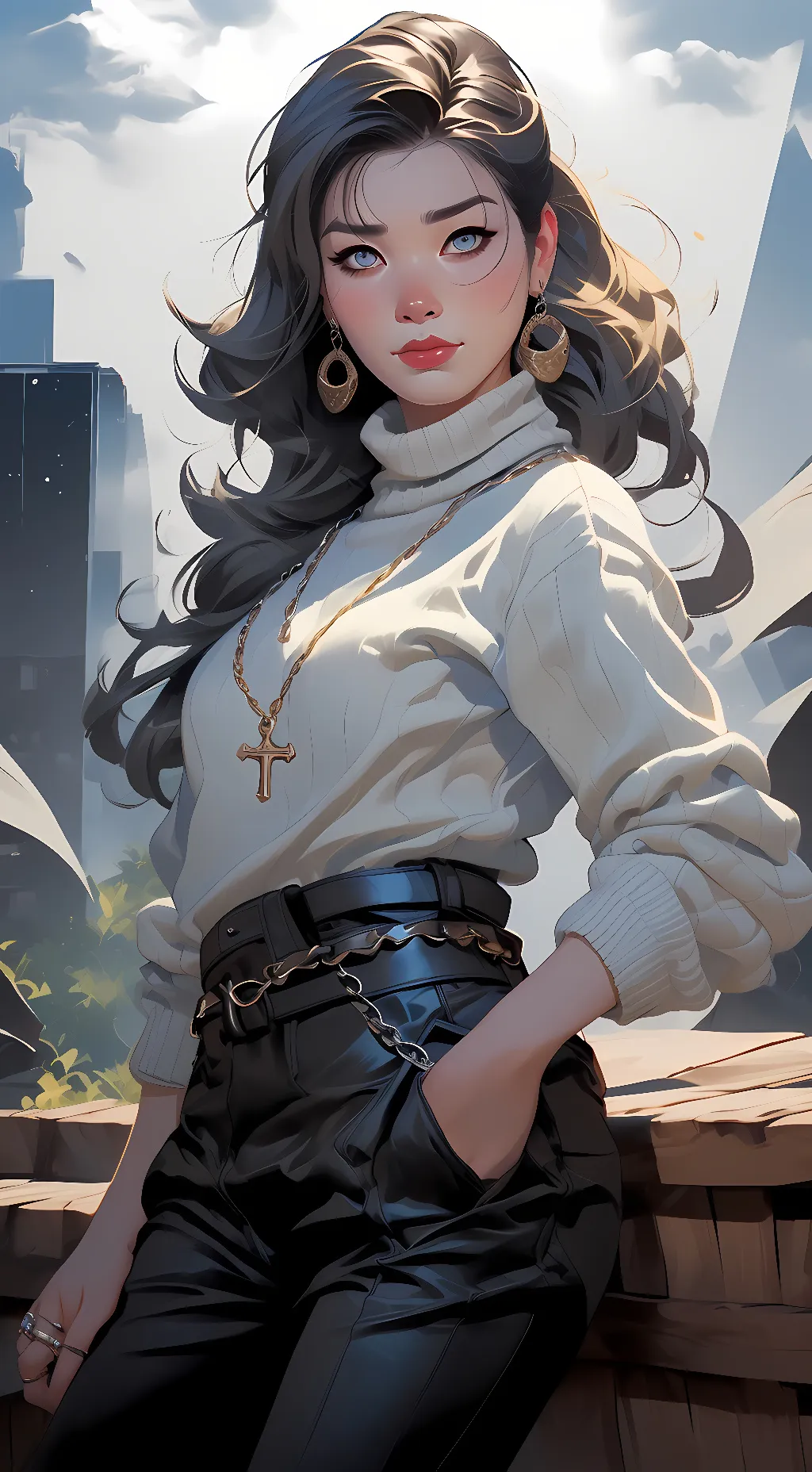 ai character: Lela Akpik background