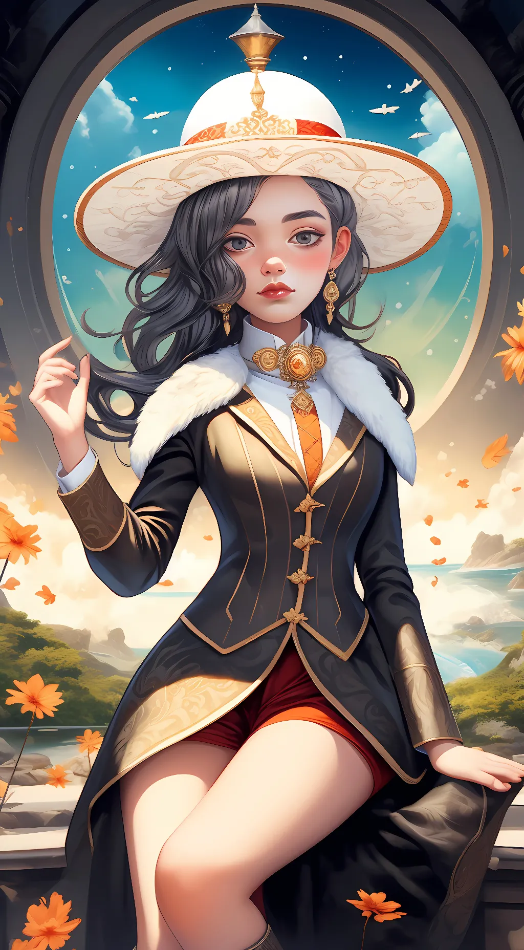 ai character: Luna background