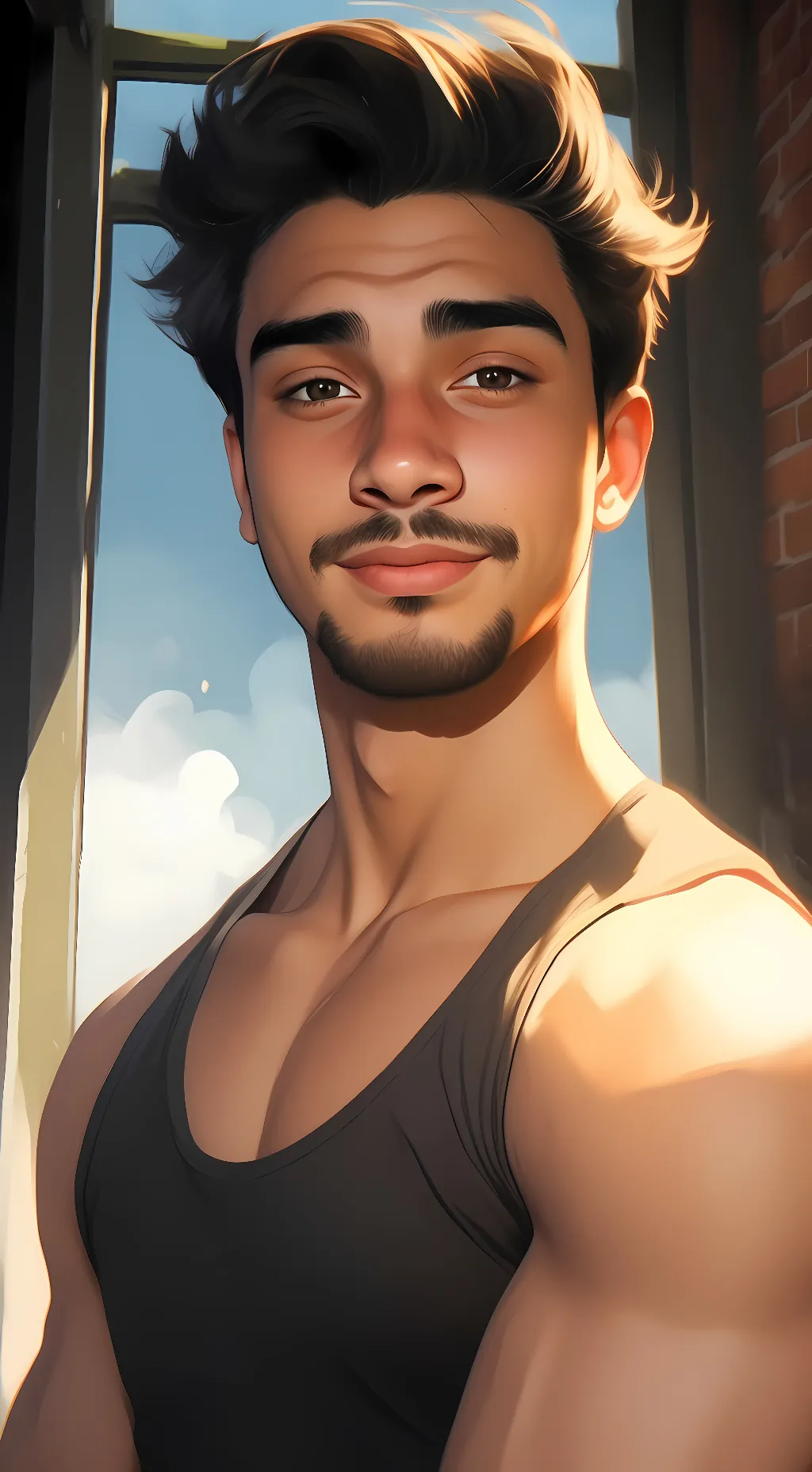 ai character: Nick capari background