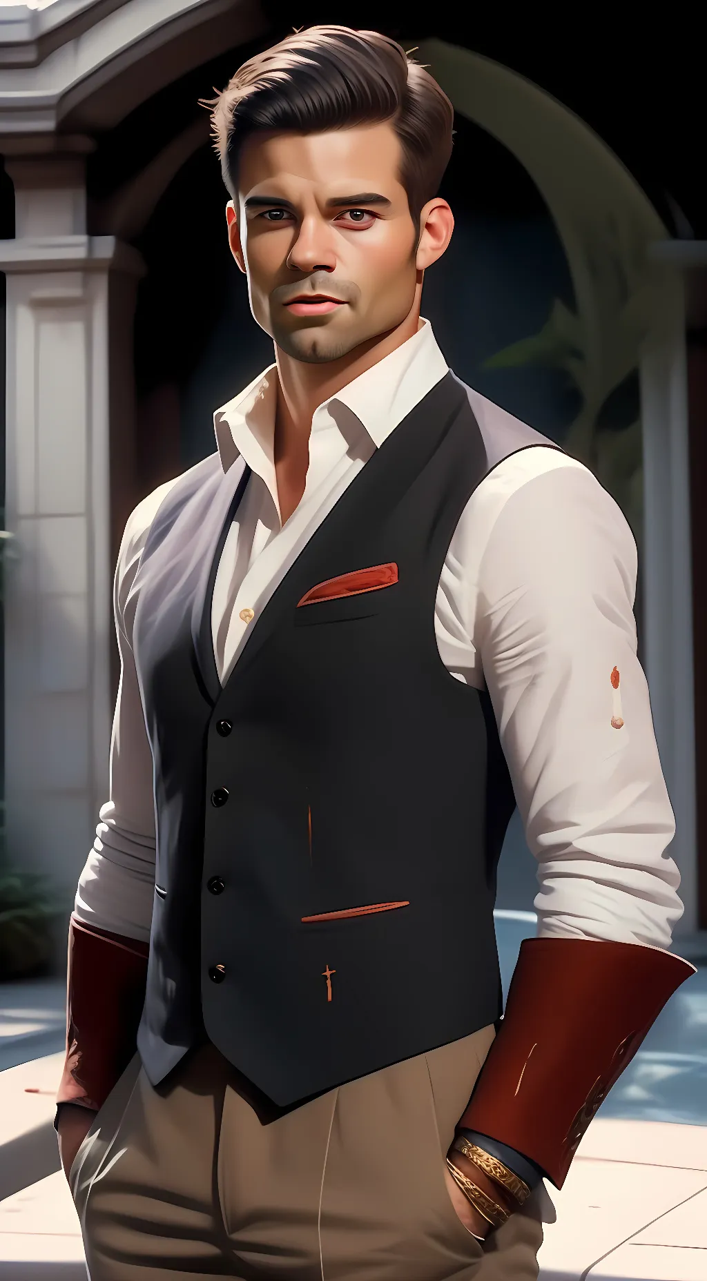 ai character: Elijah Mikaelson background