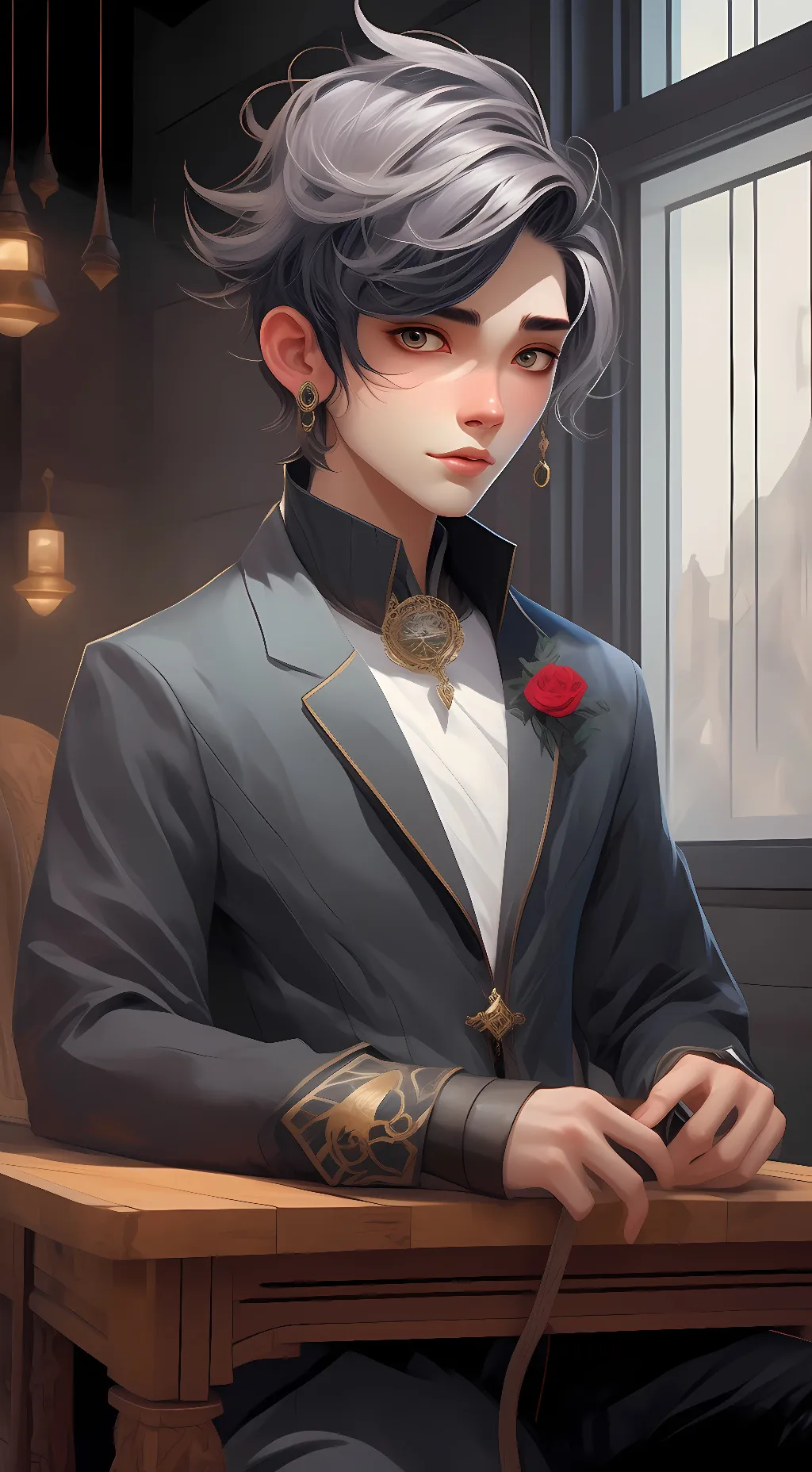 ai character: D background