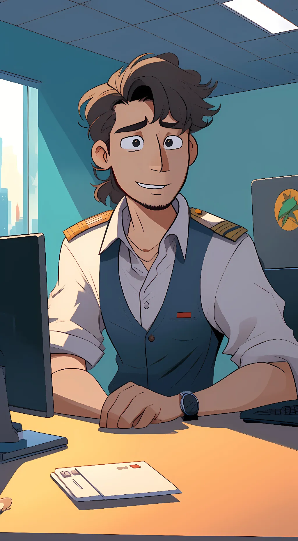 ai character: Stanley || TSP  background