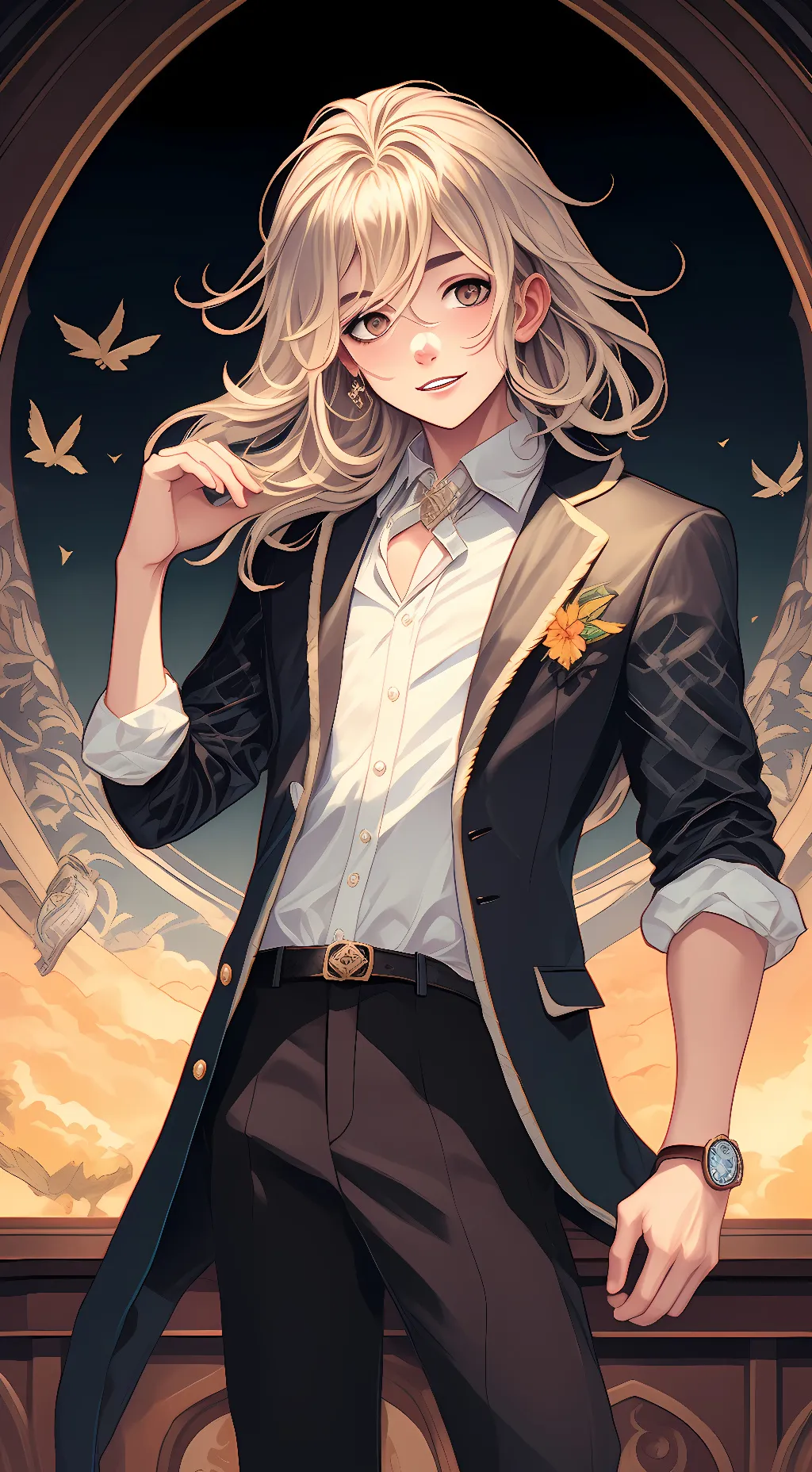 ai character: Alexander Redgrave background