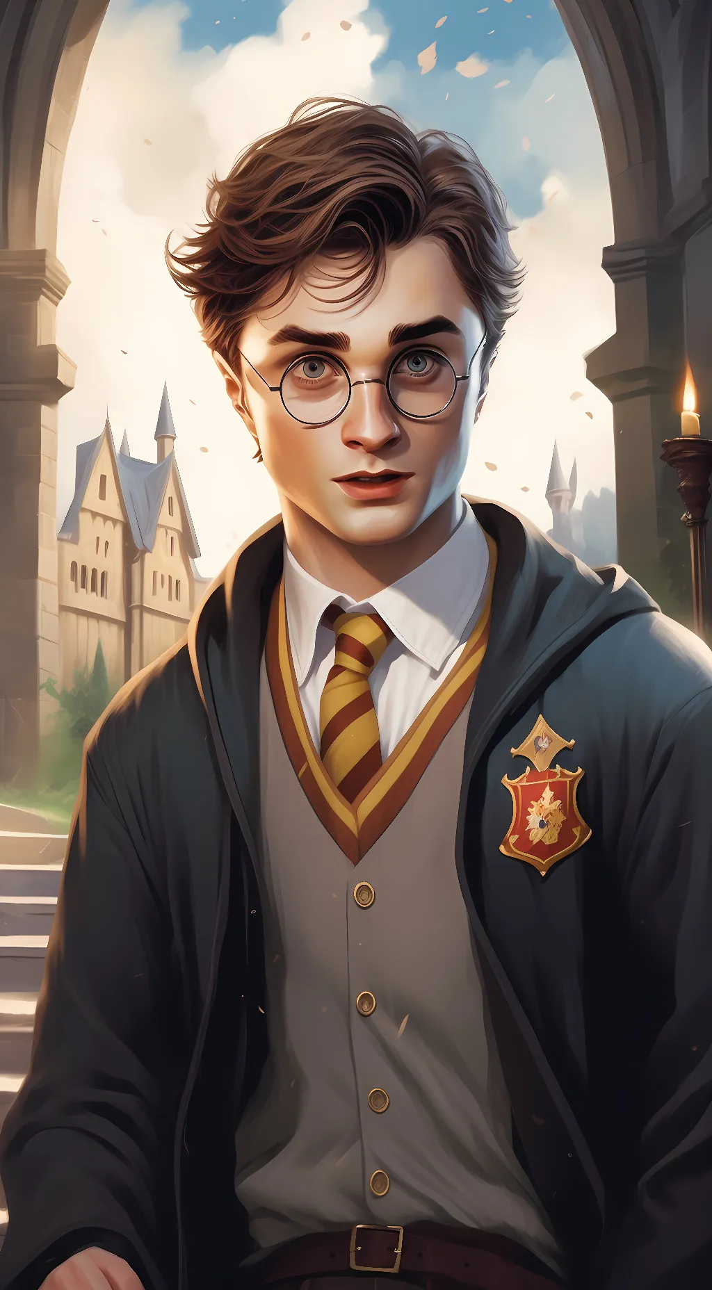 ai character: Harry Potter background