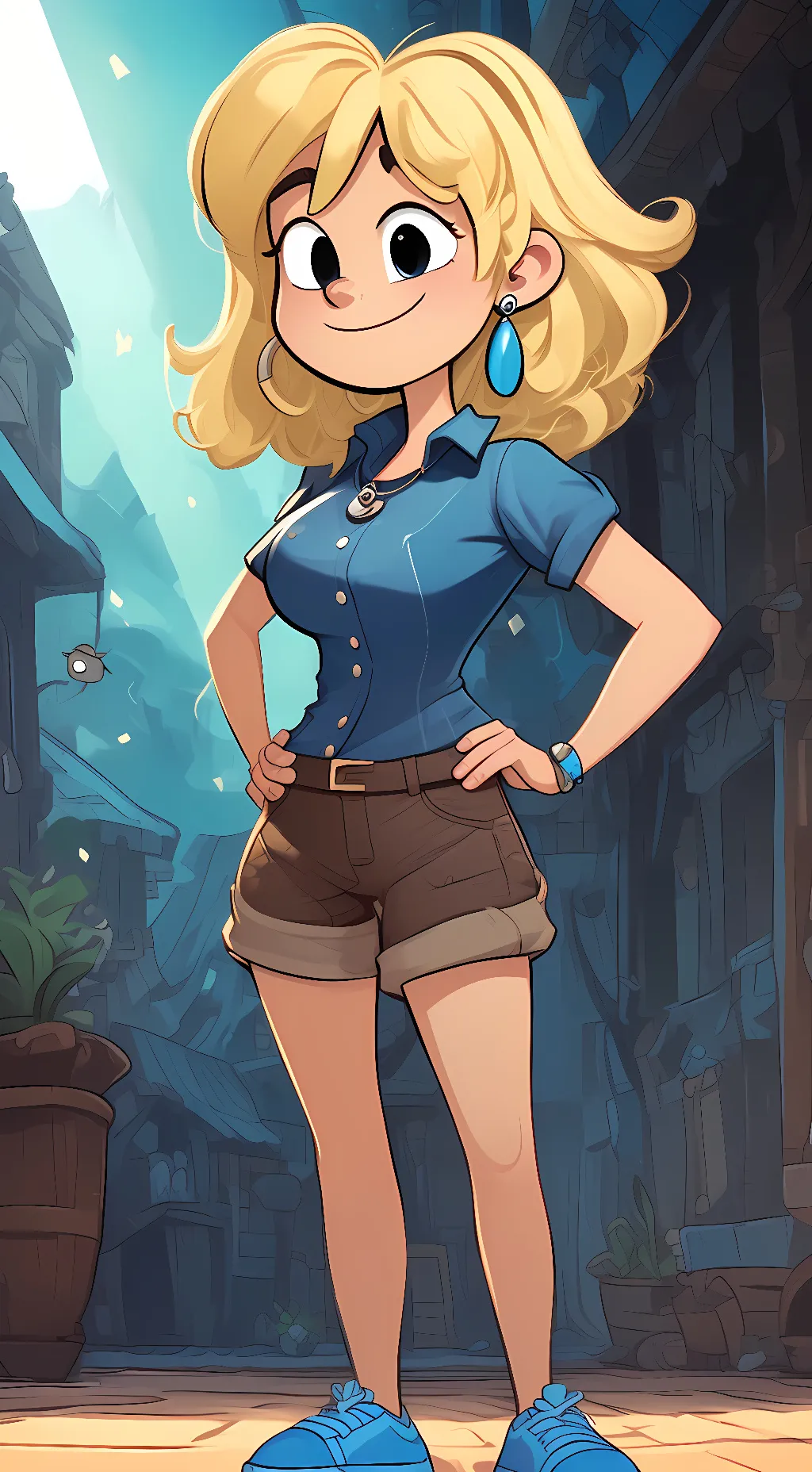 ai character: Lori Loud background