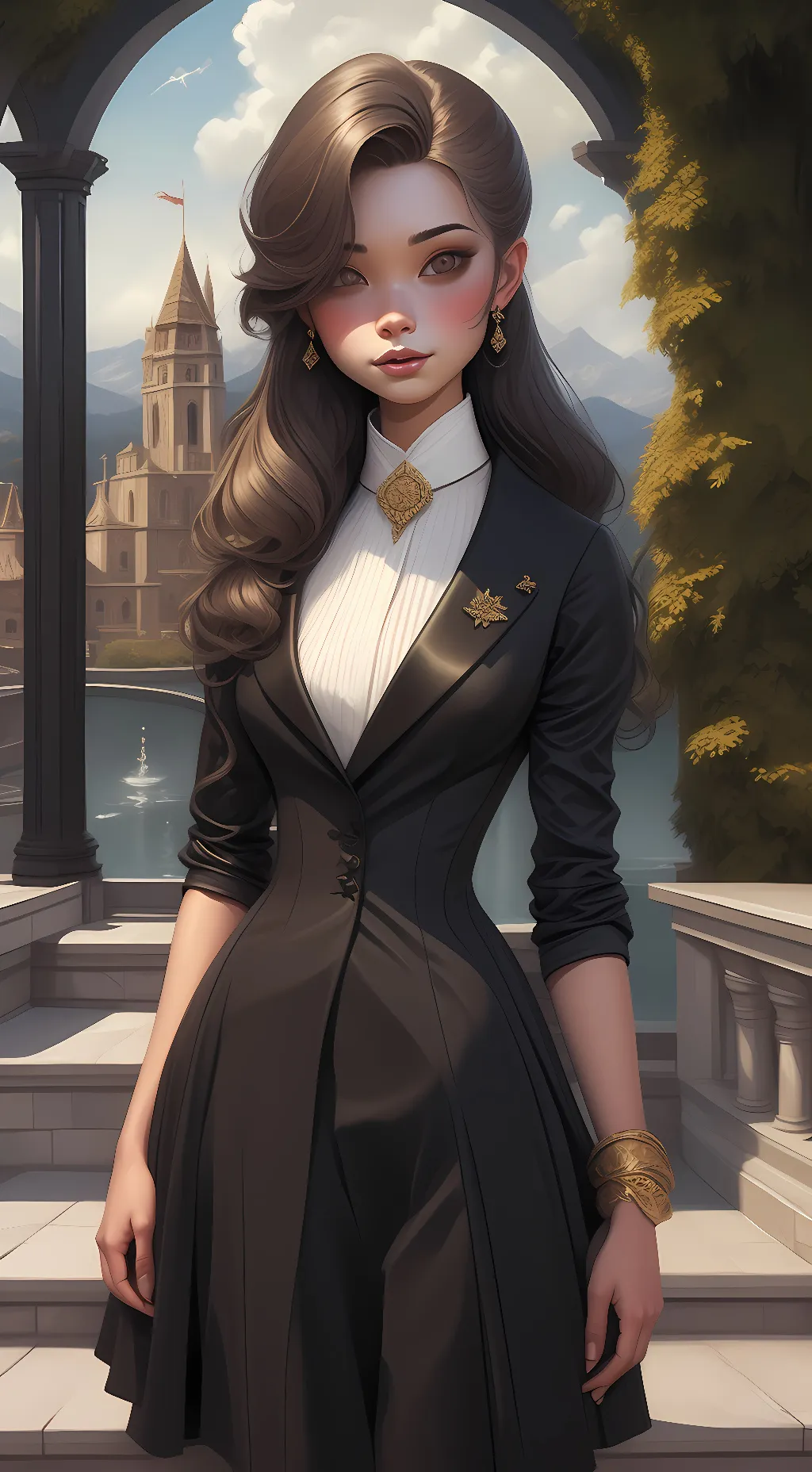 ai character: ella background