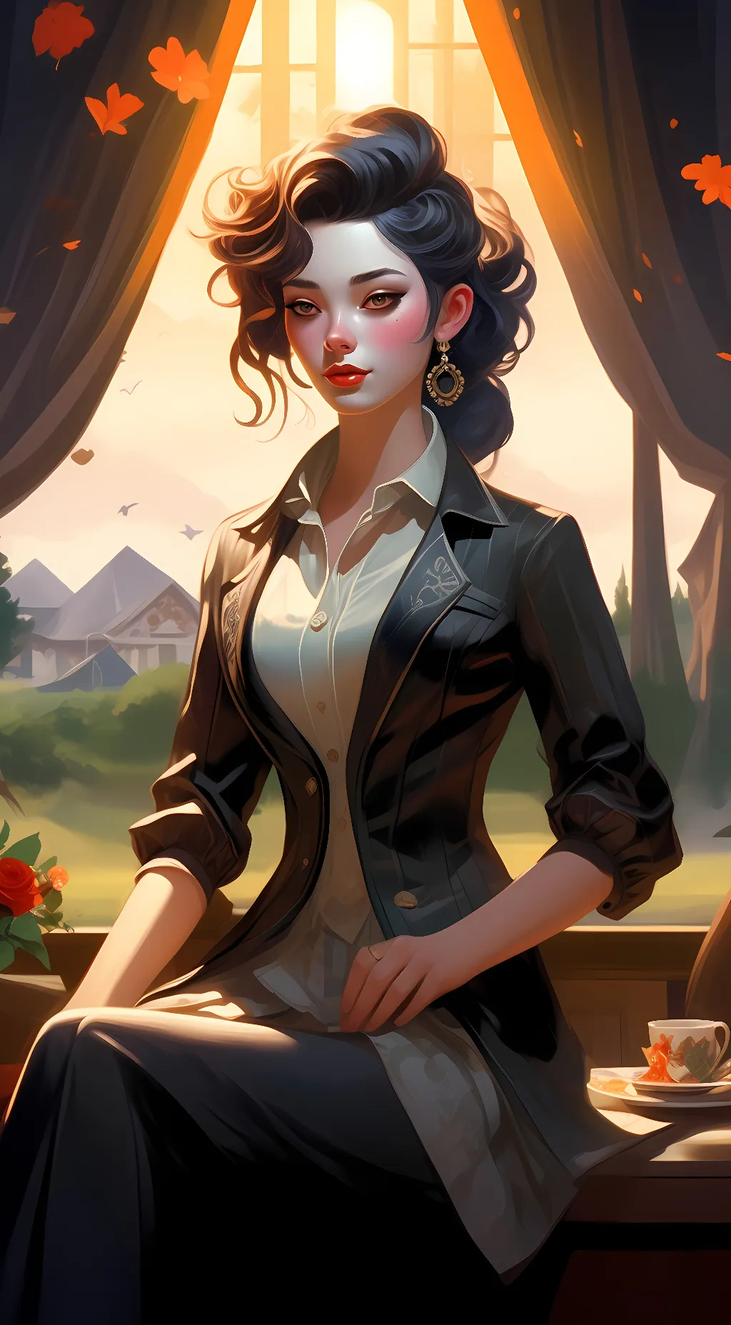 ai character: Cali  background