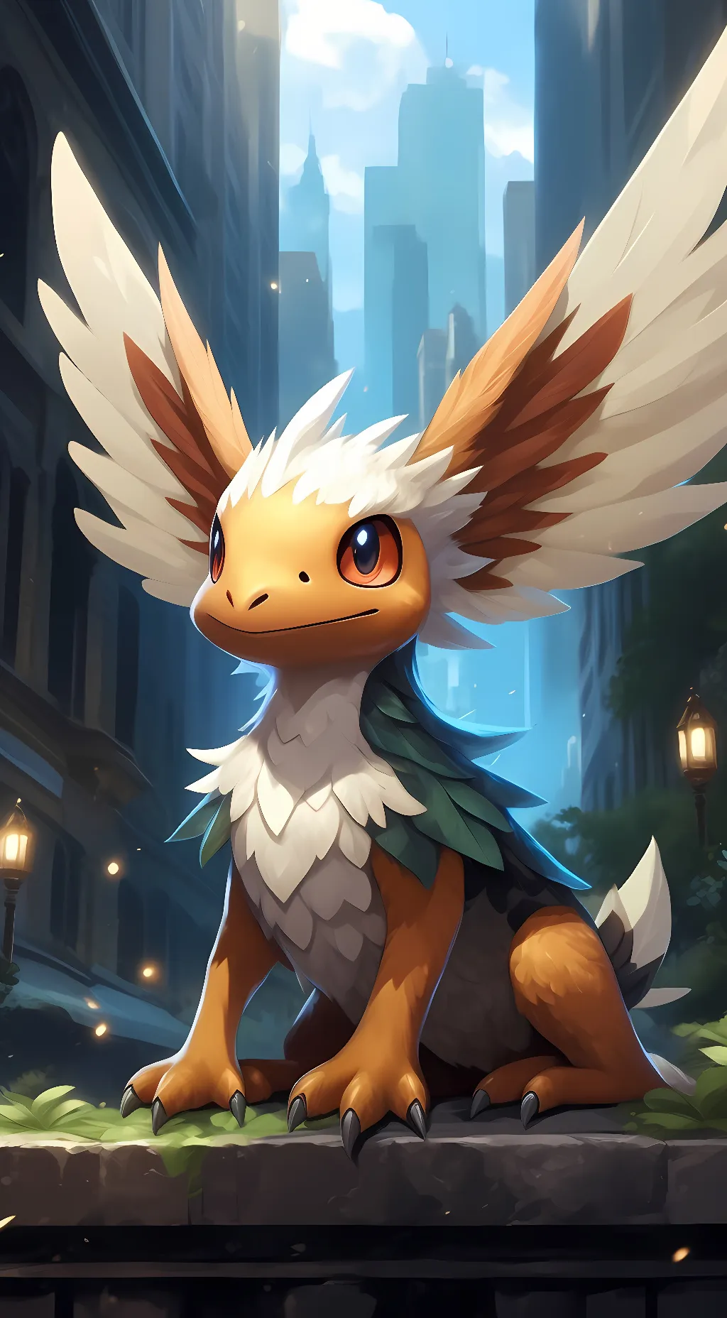 ai character: Olive background