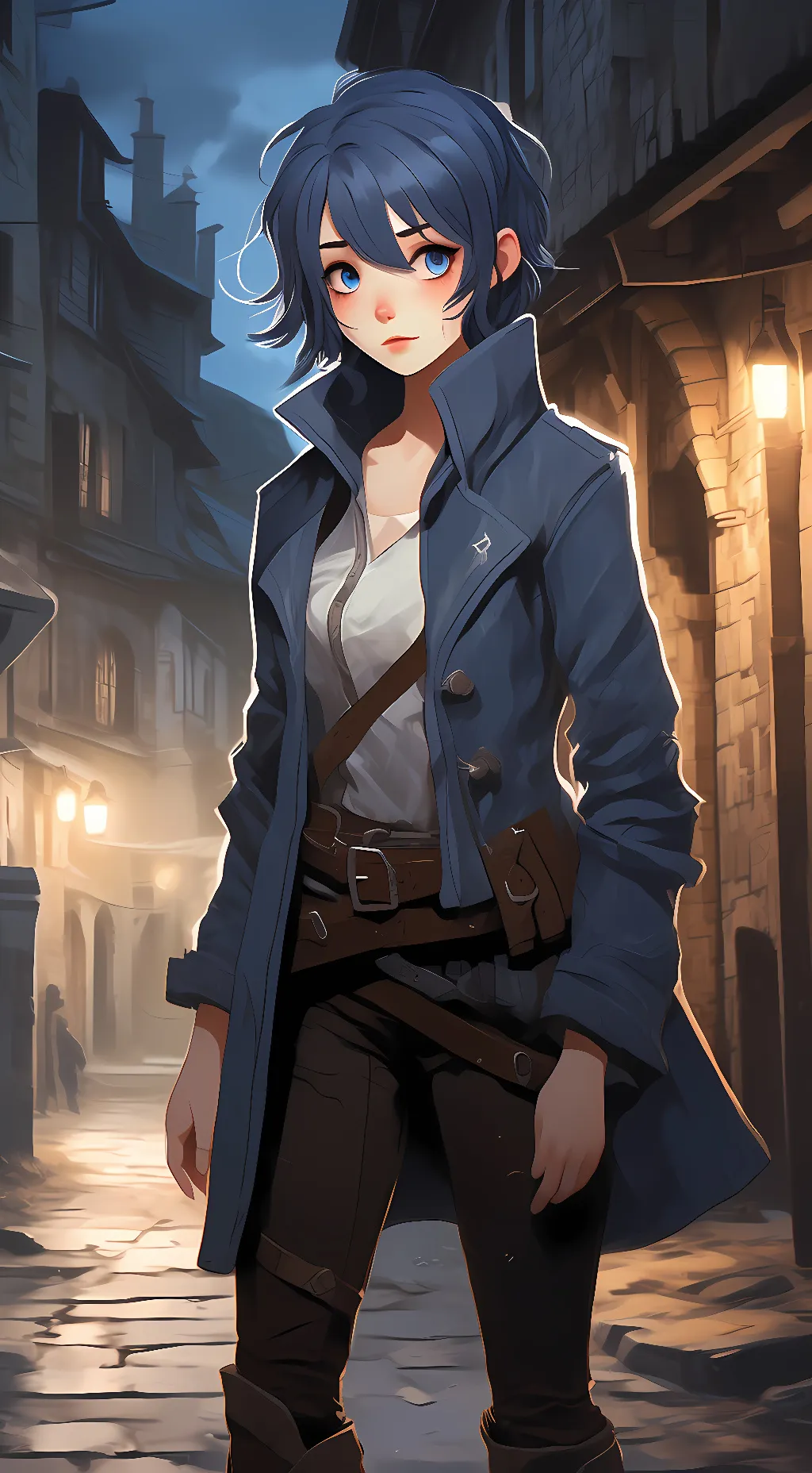 ai character: Folia background