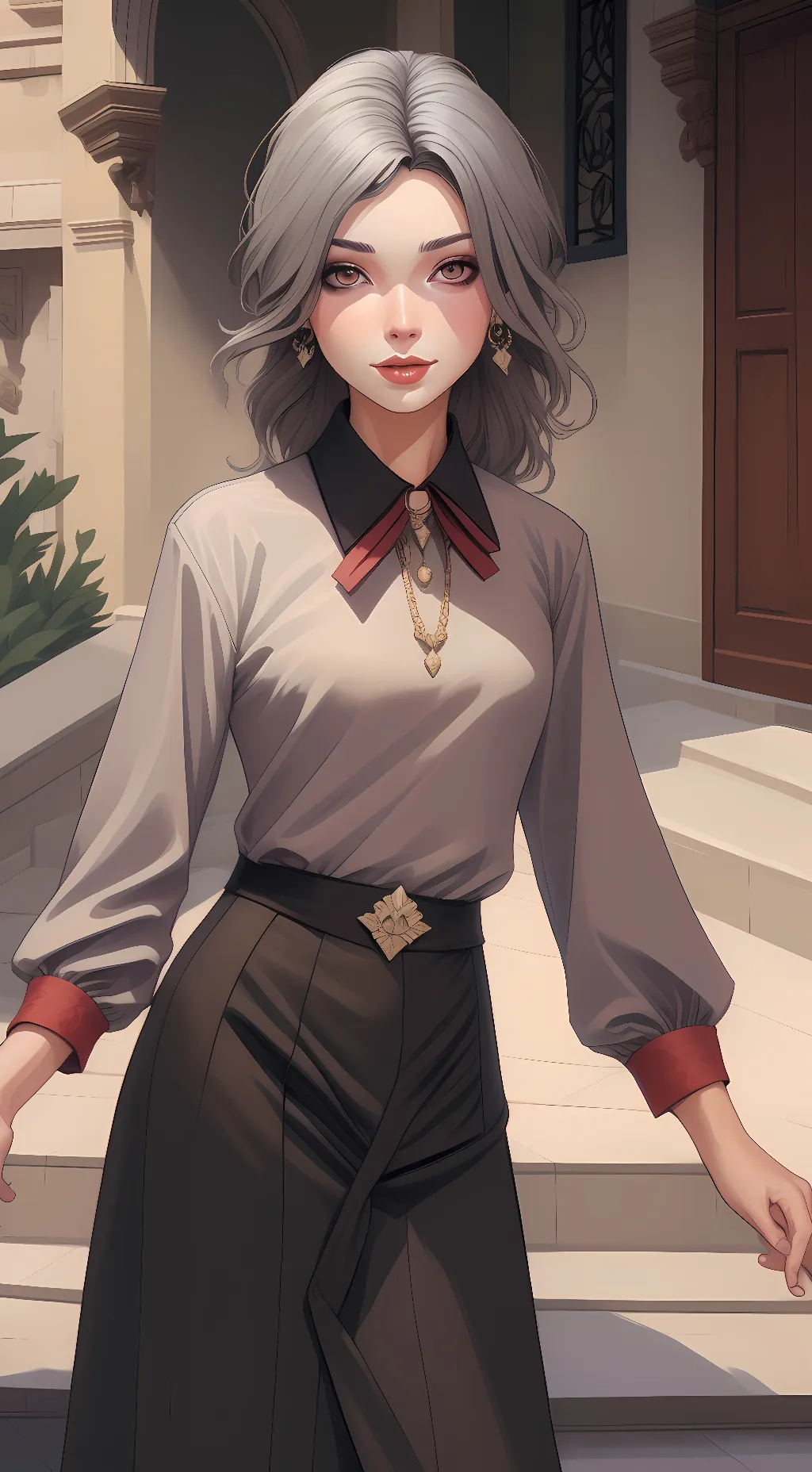 ai character: step sis background
