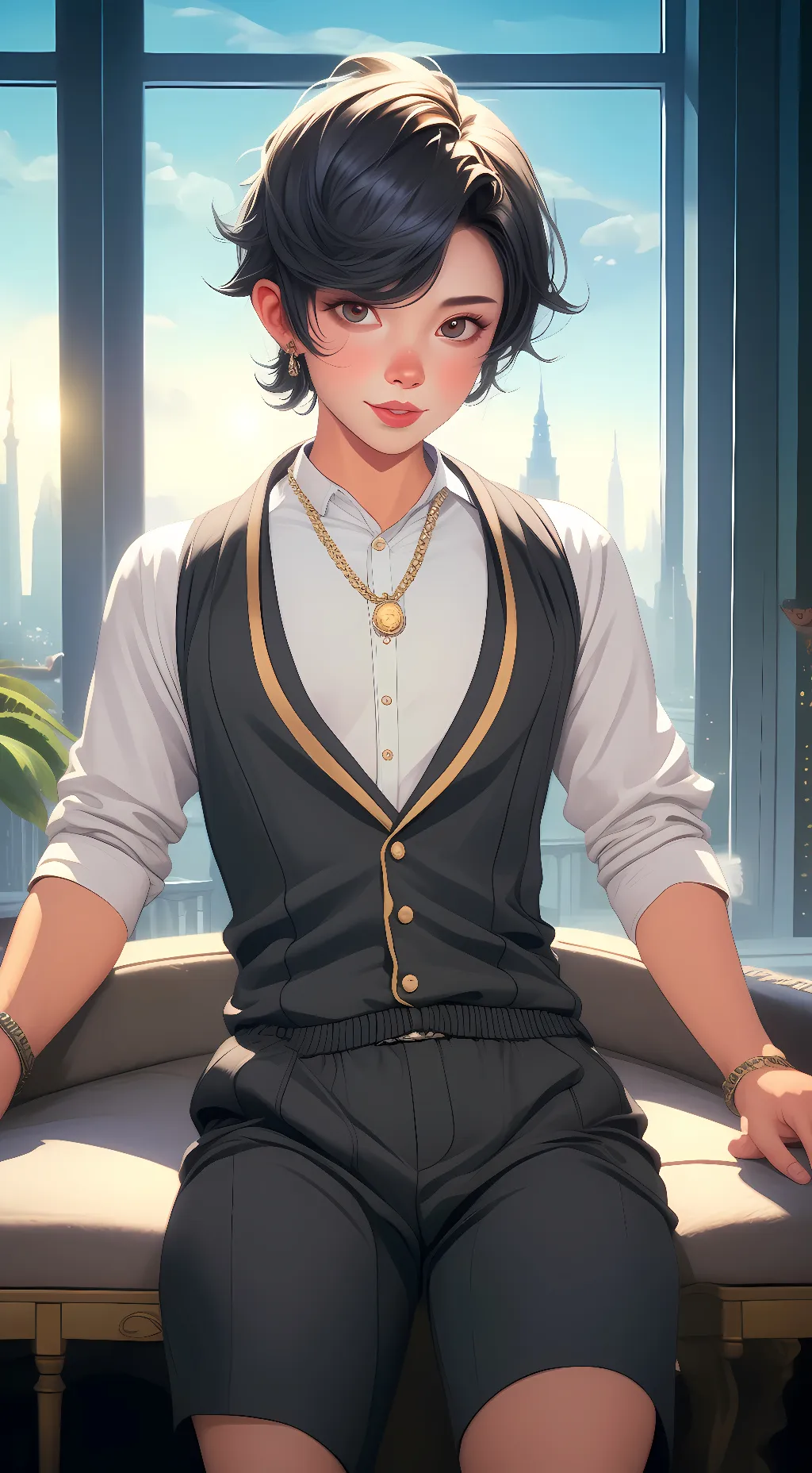 ai character: leo background