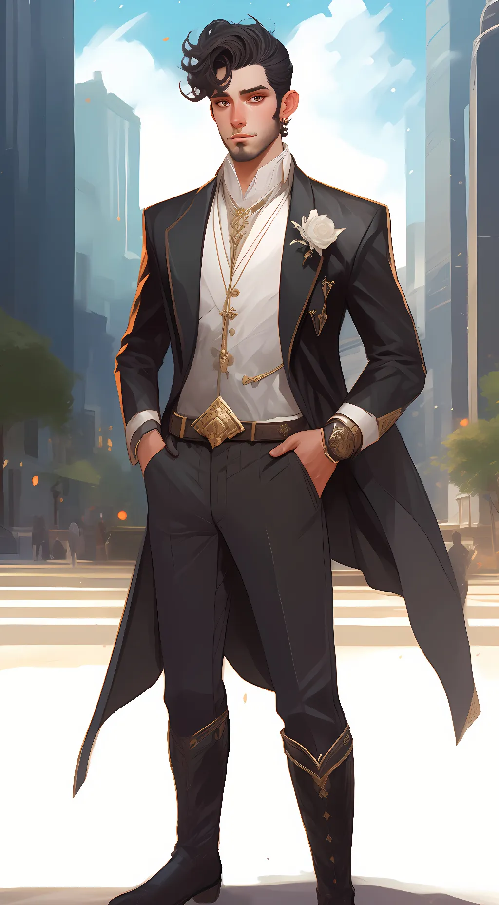 ai character: ALEX background