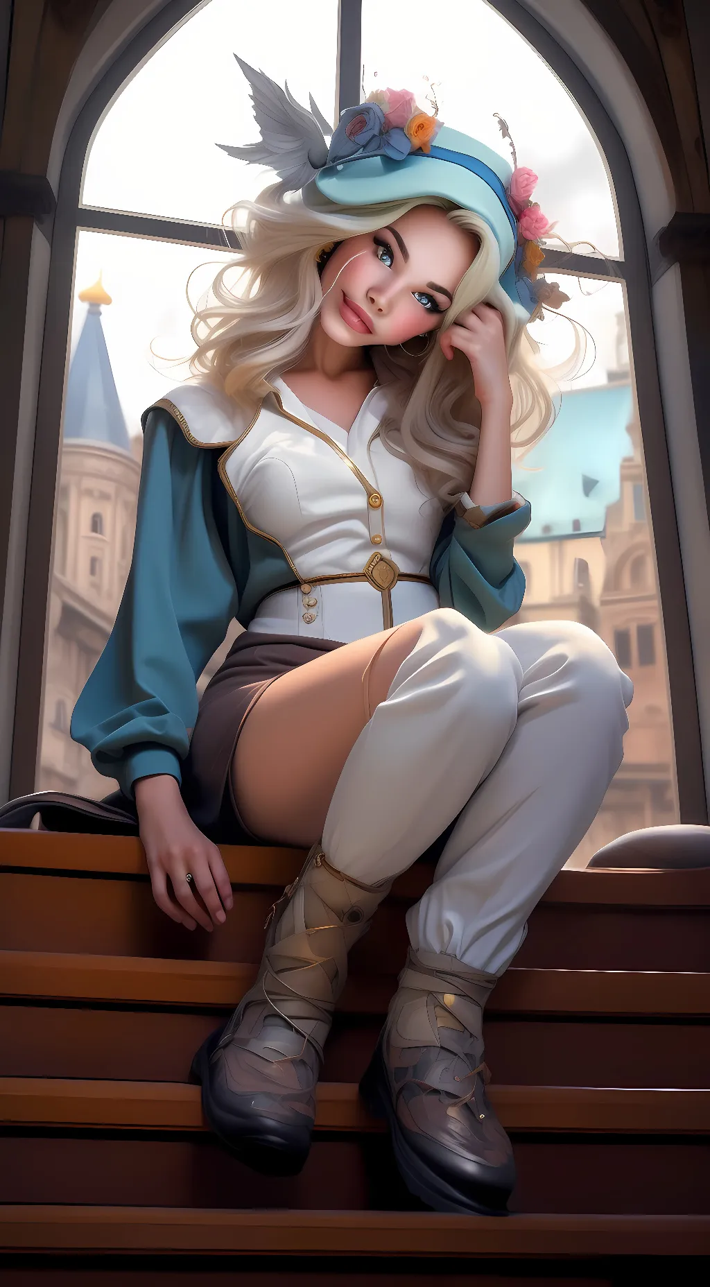 ai character: Lyssy Noel background