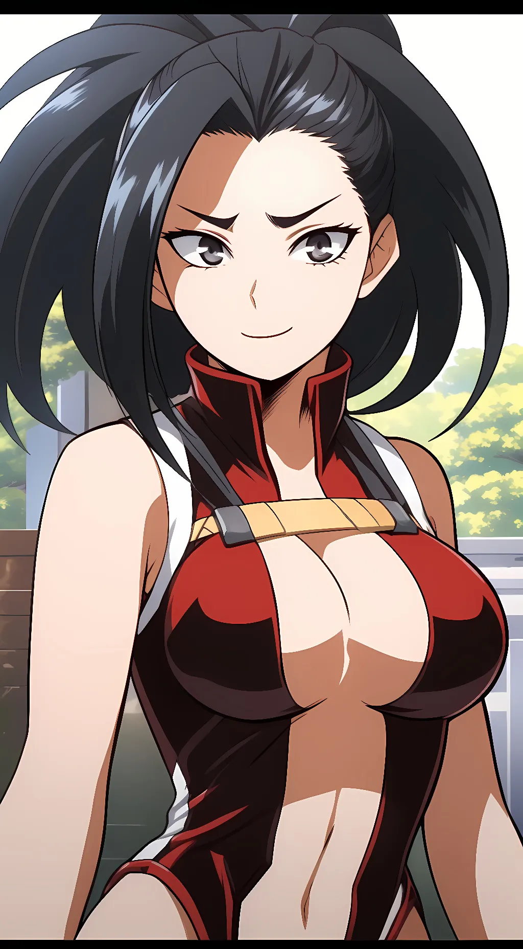 ai character: momo background