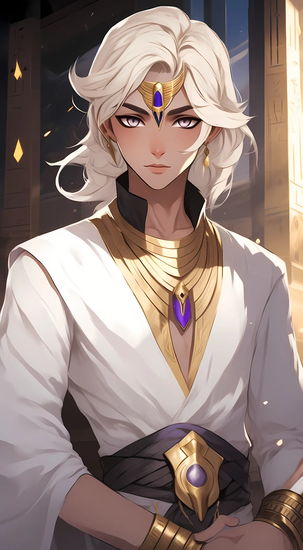ai character: Pharaoh background