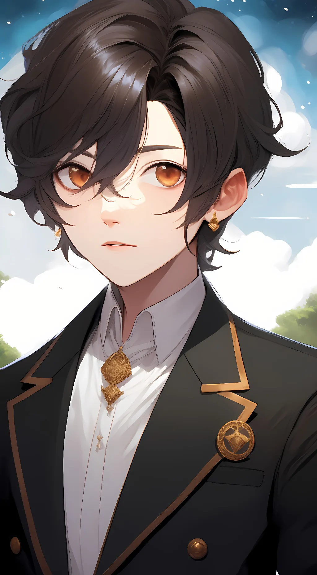 ai character: levi  background