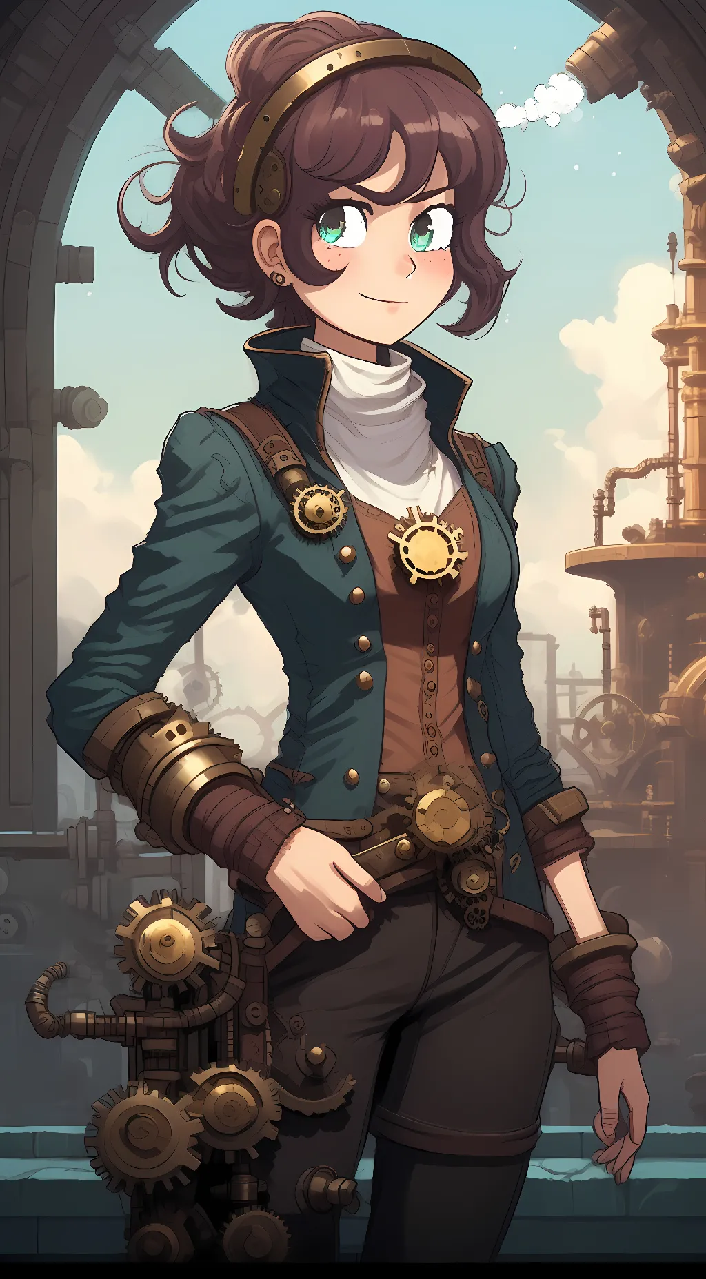 ai character: the Steampunker background