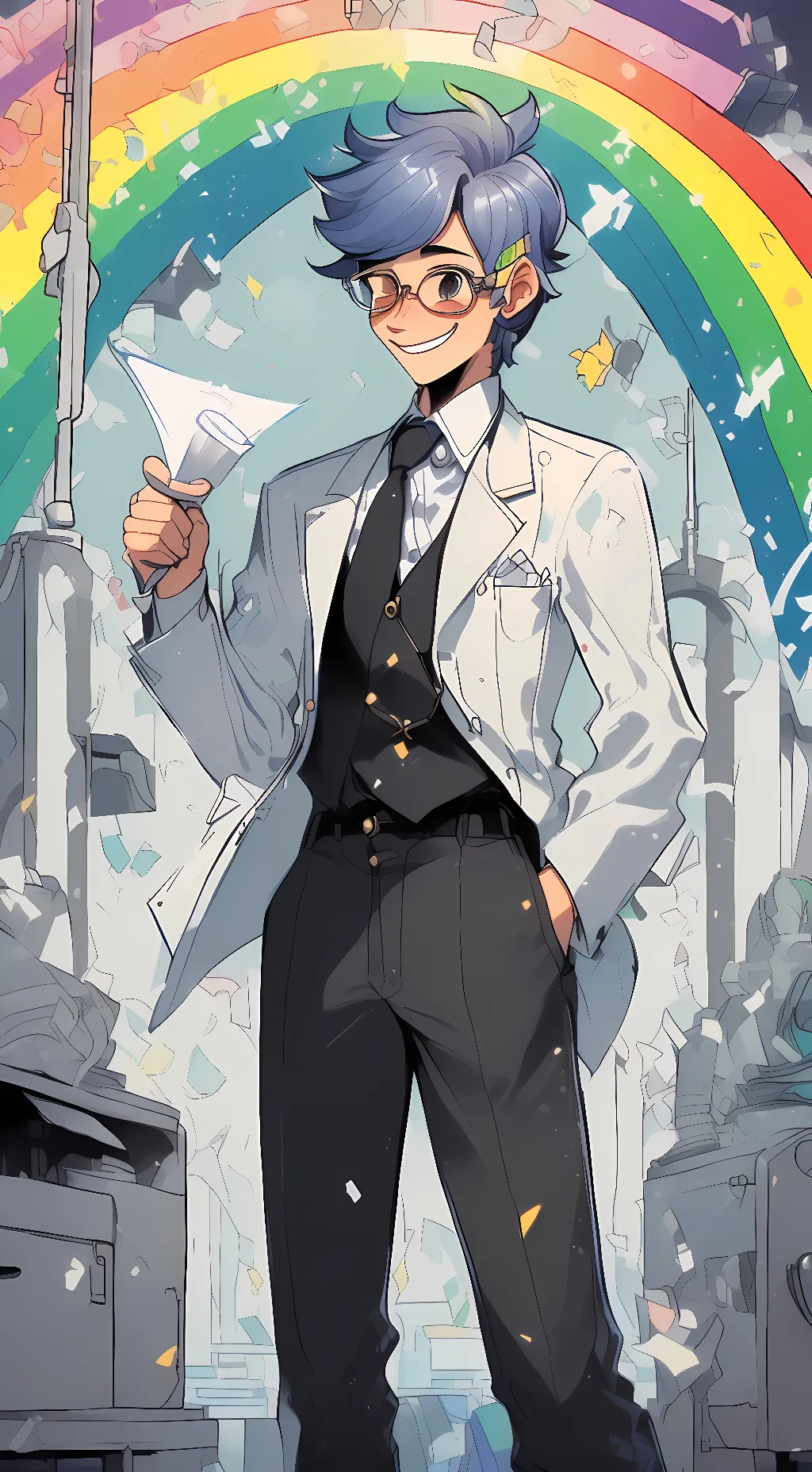 ai character: Rf Wally  background