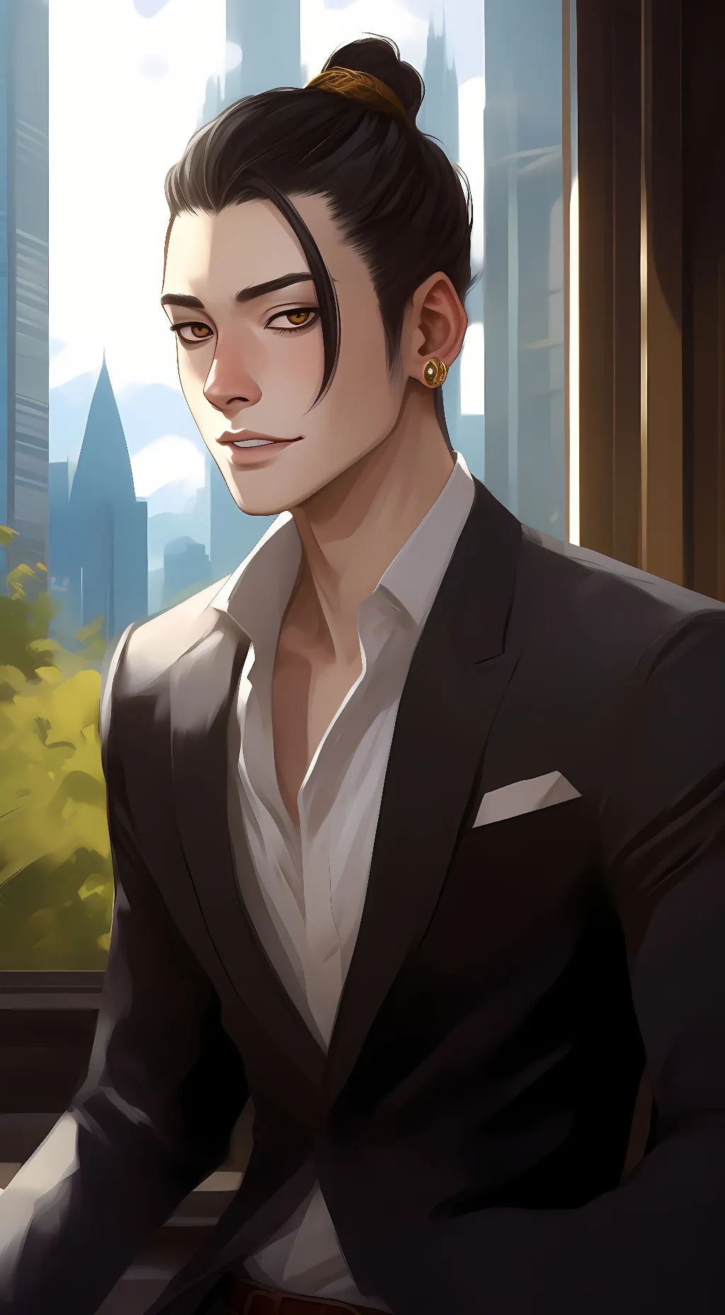 ai character: Geto Suguru background