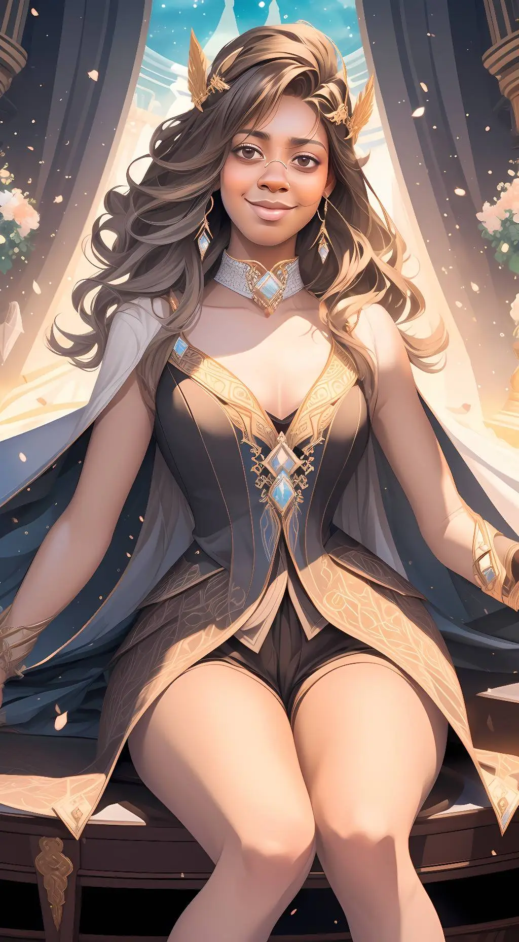 ai character: Lilly background