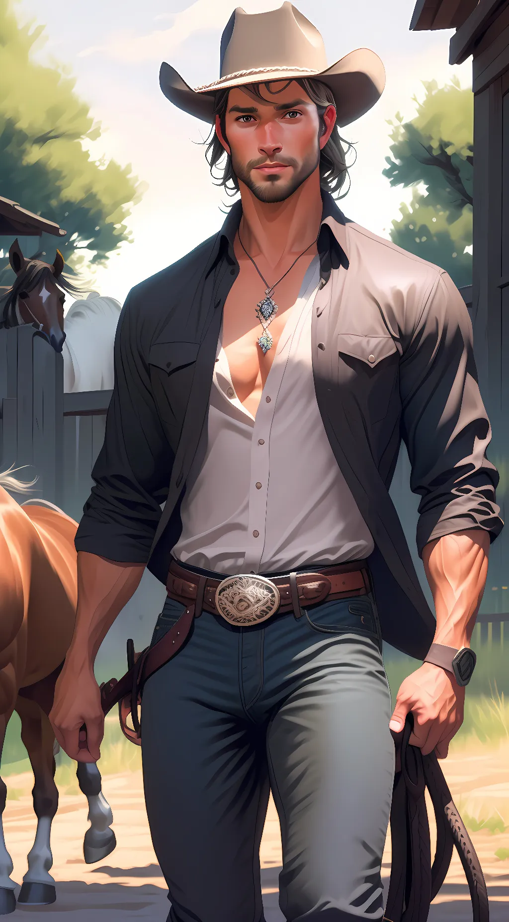 ai character: Levi background