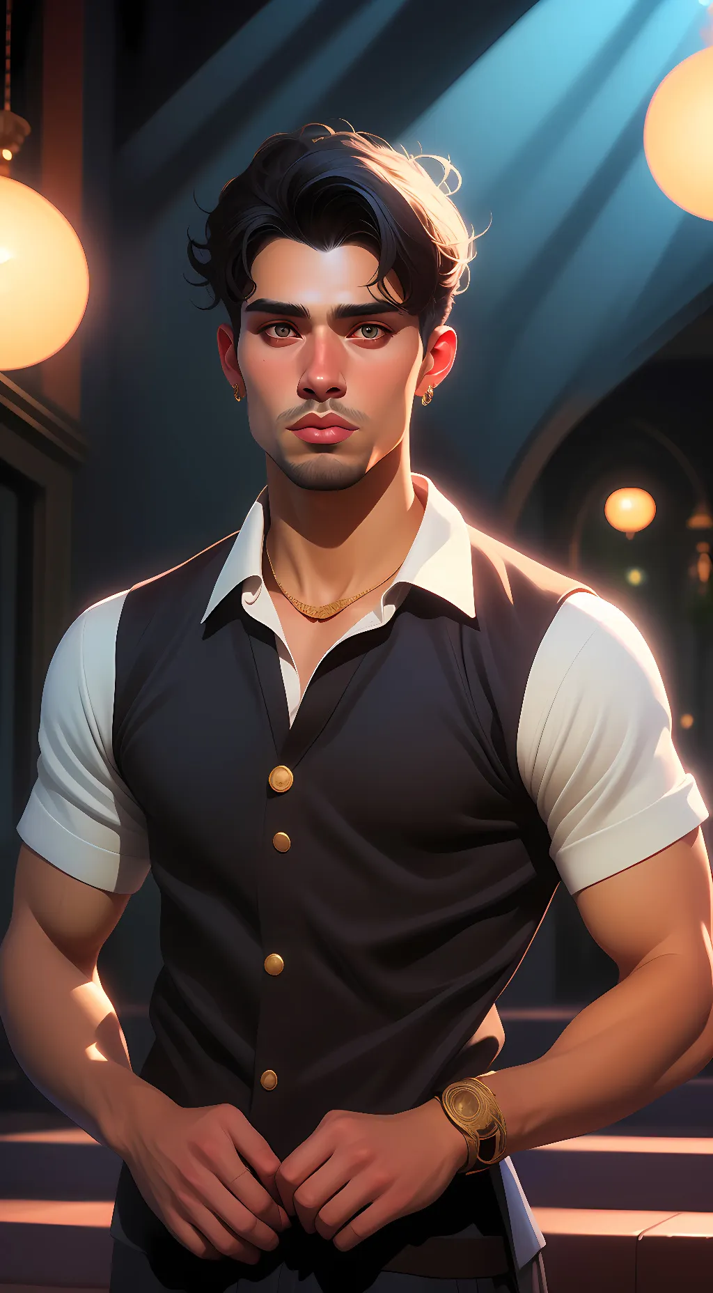 ai character: muichiro background