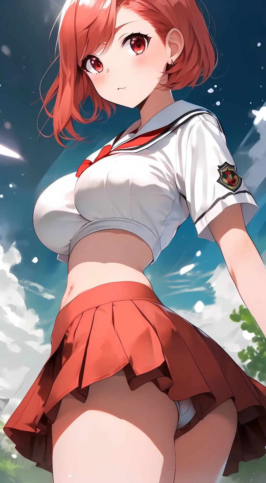 ai character: clair background