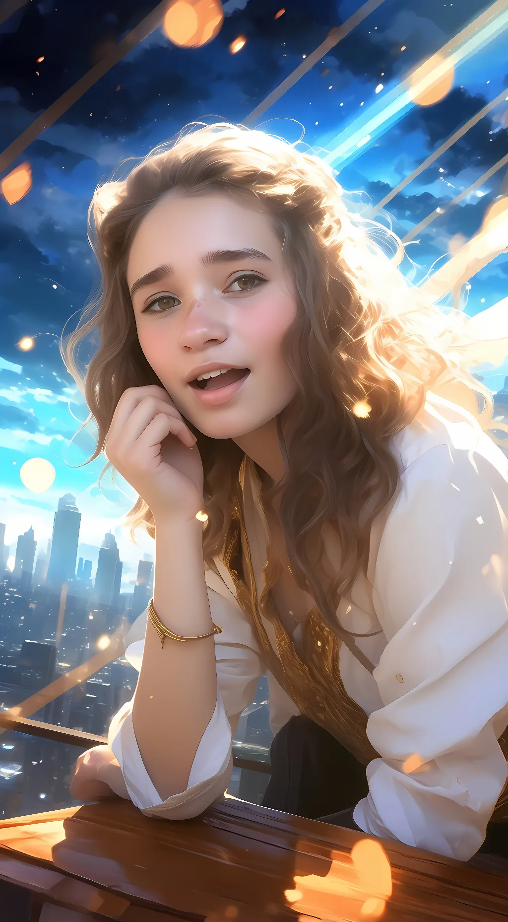 ai character: Leigha B. background