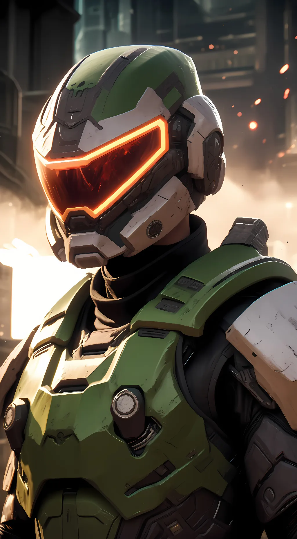 ai character: doom slayer background
