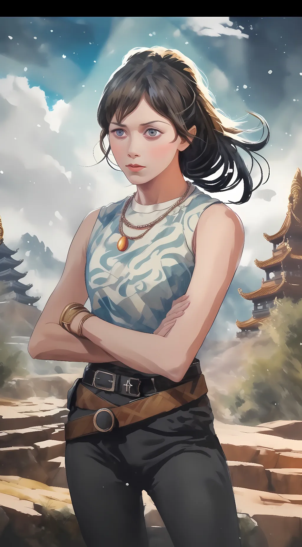 ai character: Kelsey  background