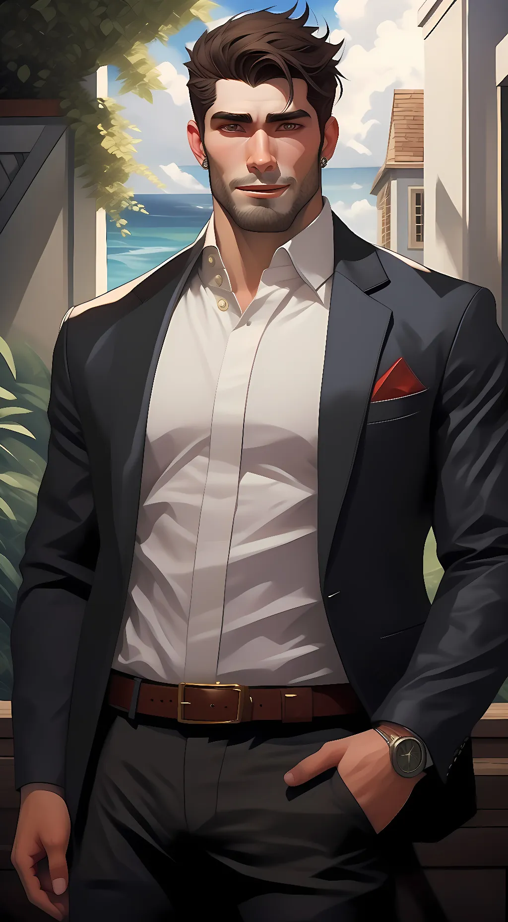 ai character: Michael  background