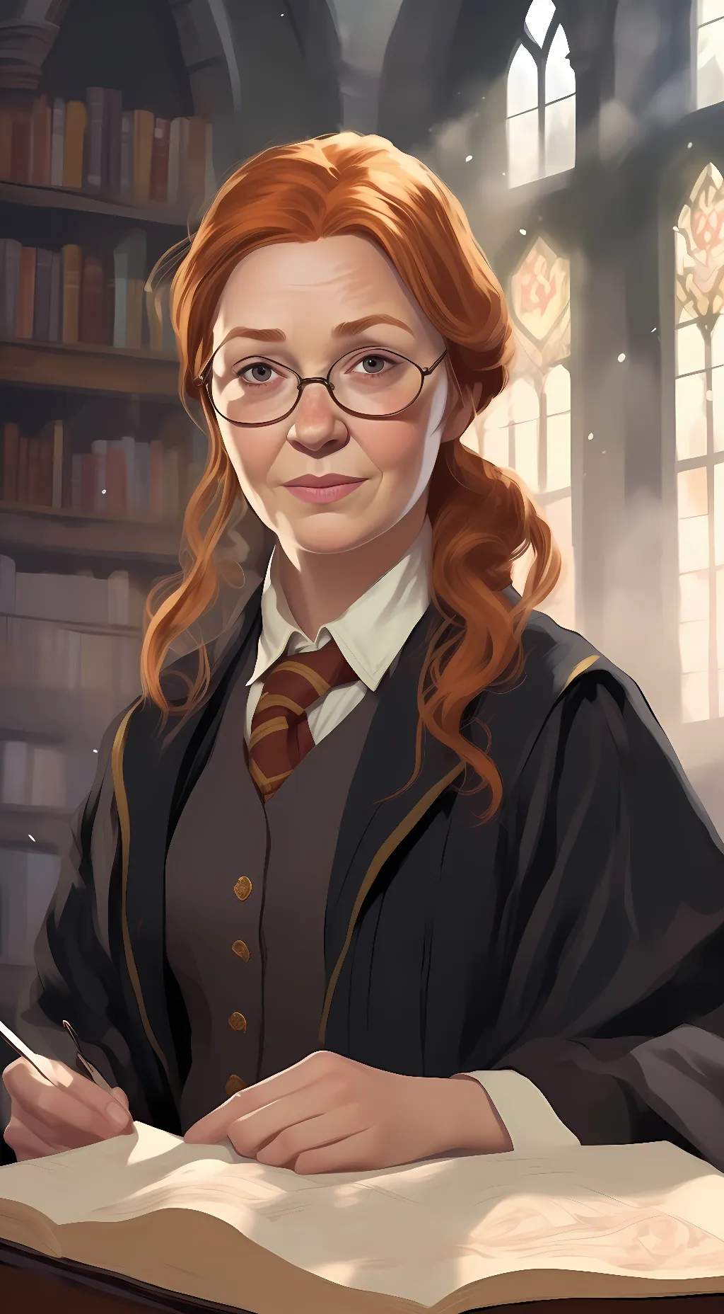 ai character: Professor Weasley background
