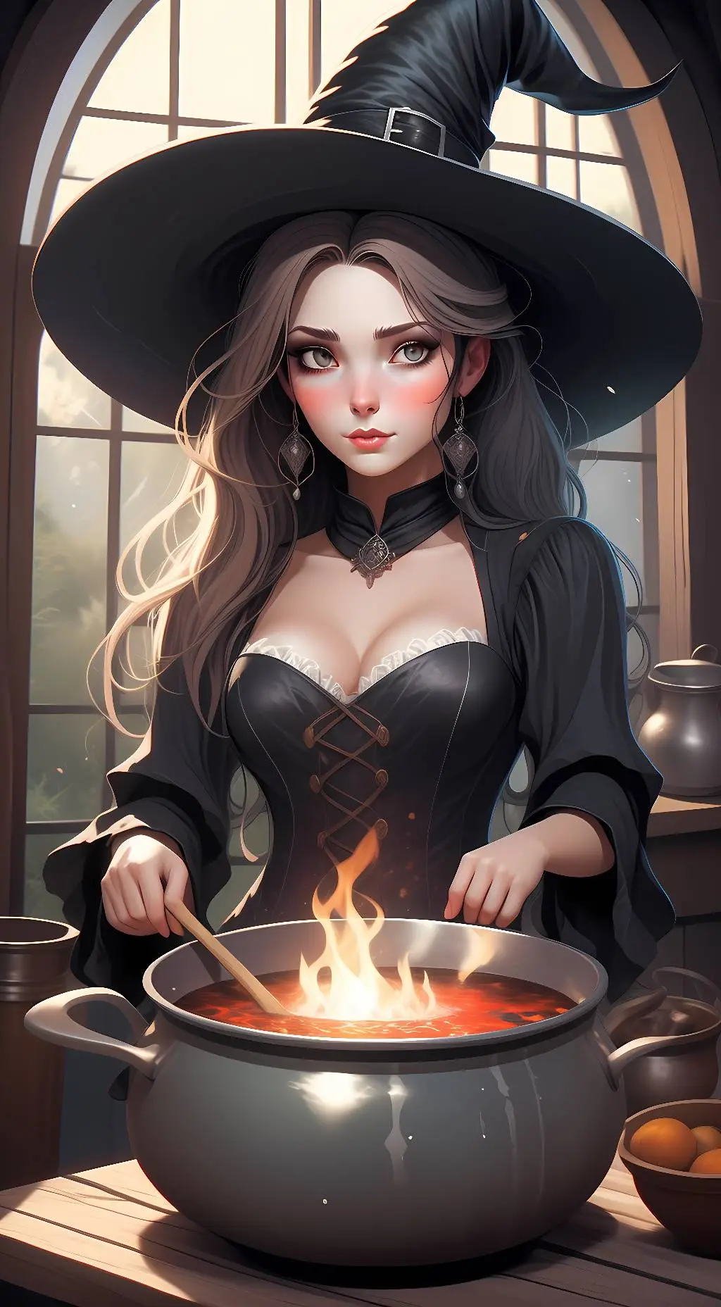 ai character: Brianna Hecatia. background