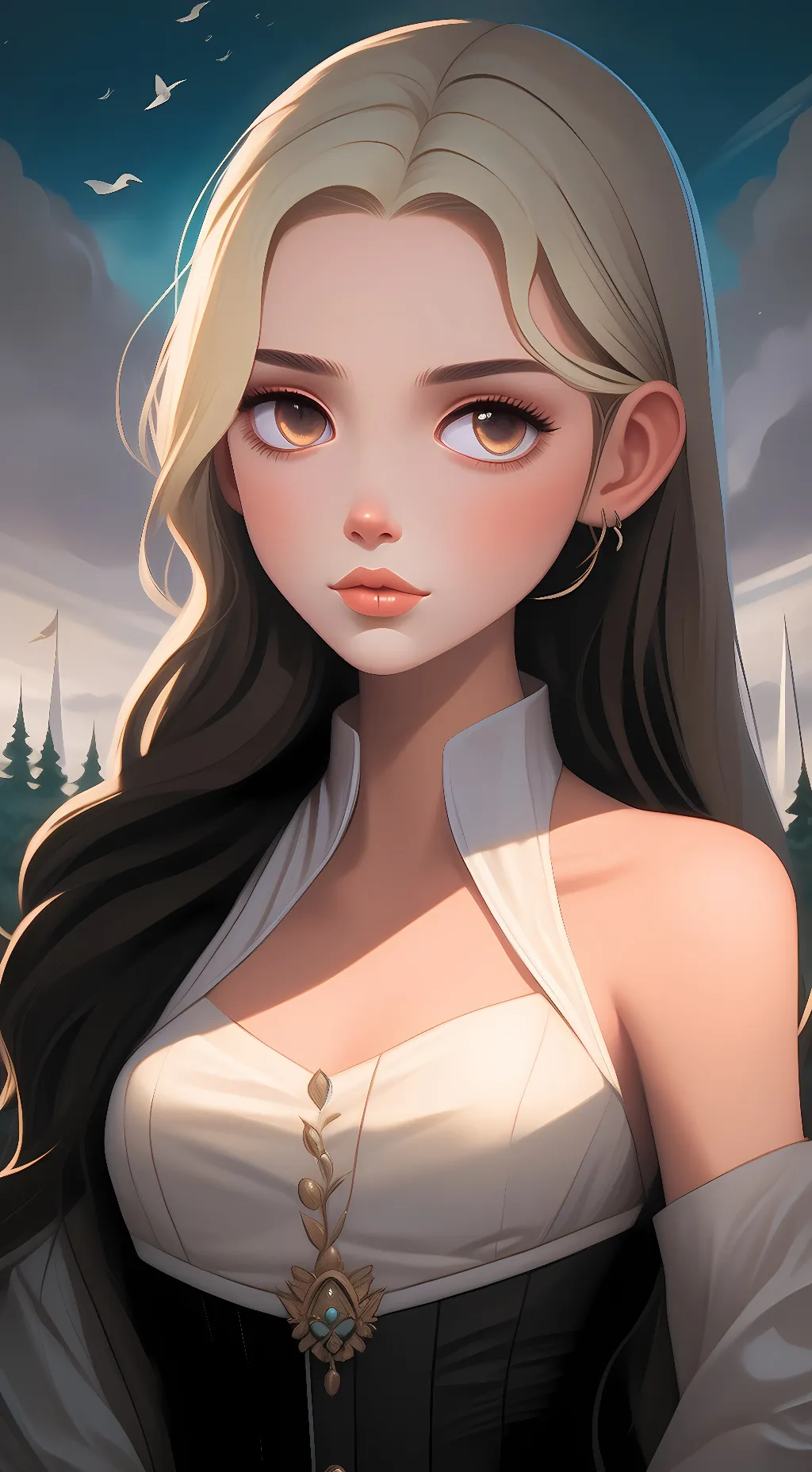 ai character: Lucy  background