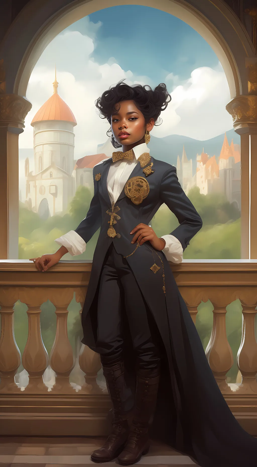 ai character: kaya background