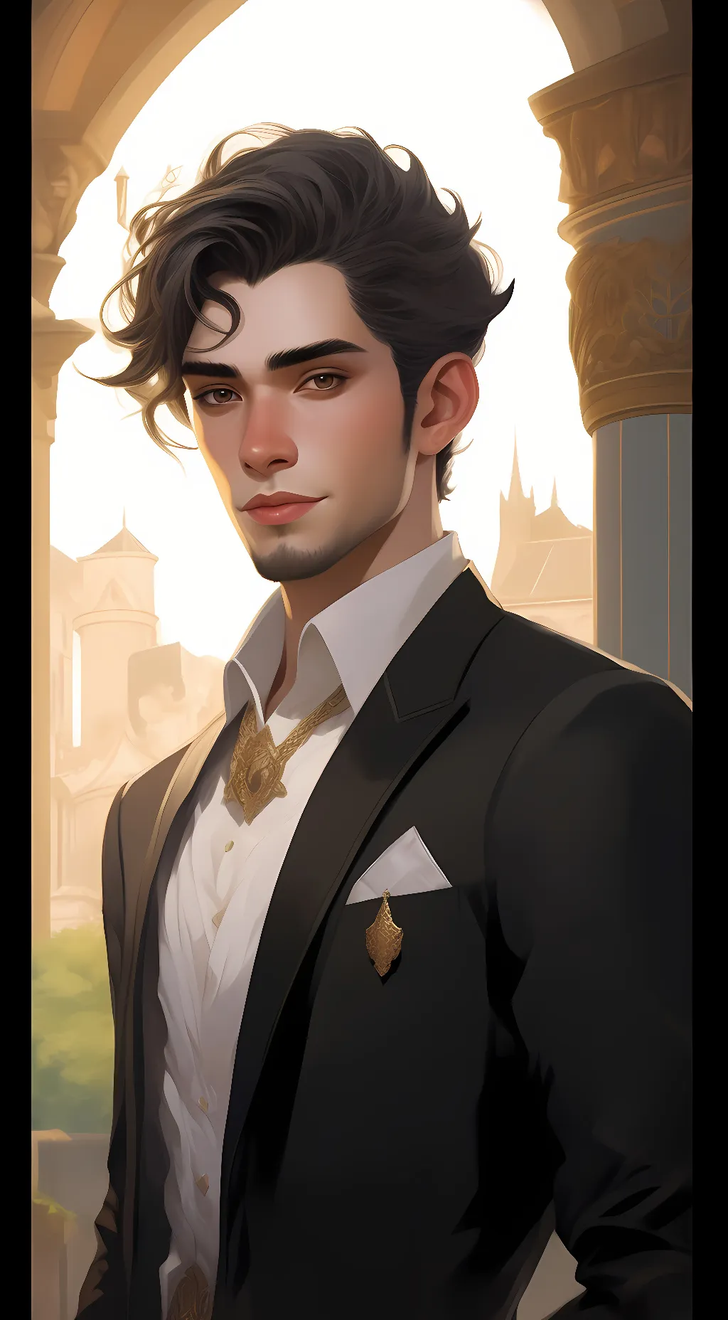 ai character: steve background